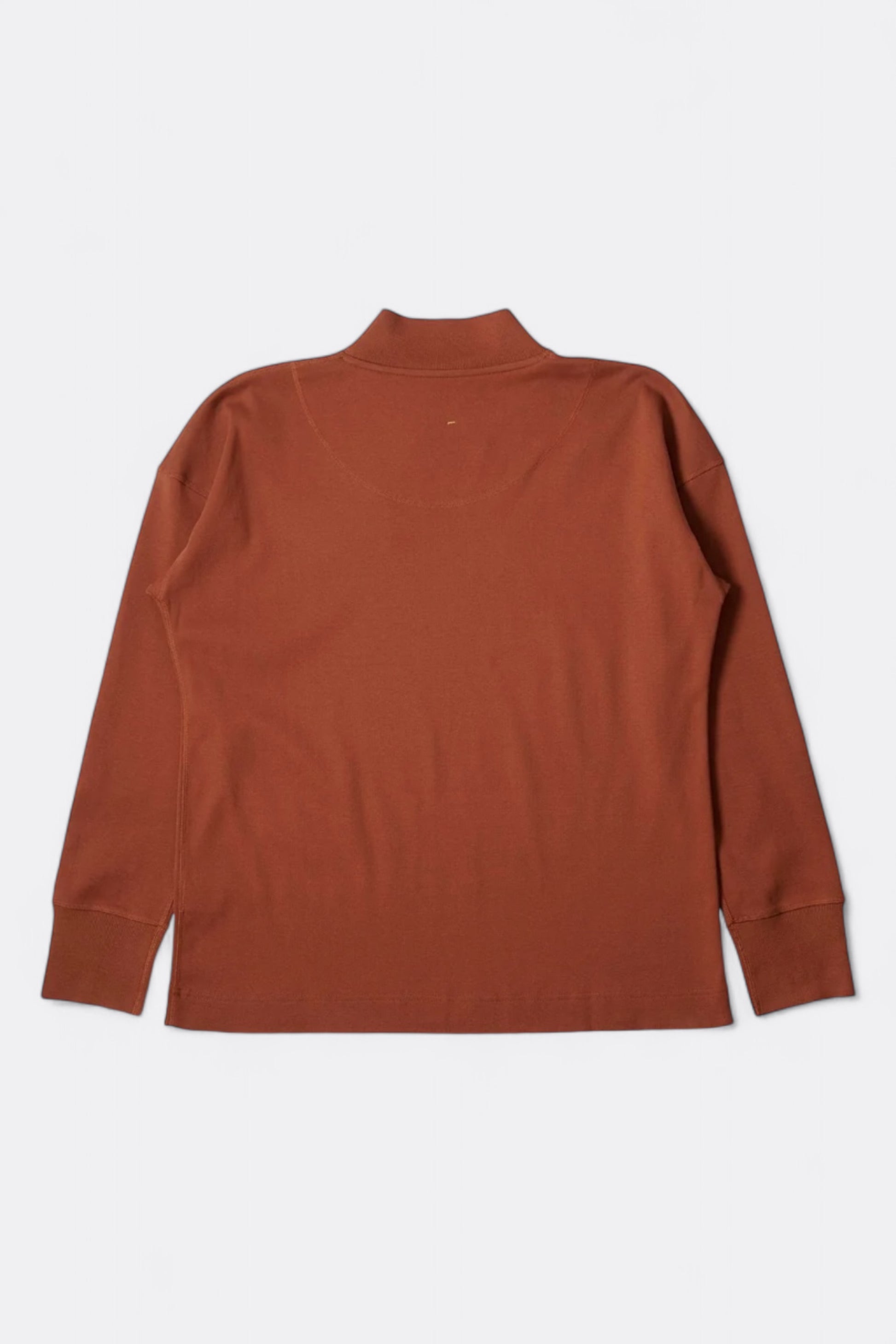 Sweat-Shirt Margaret Howell - MHL. Mock Neck Thermal Heavy Cotton Rib (Cayenne)