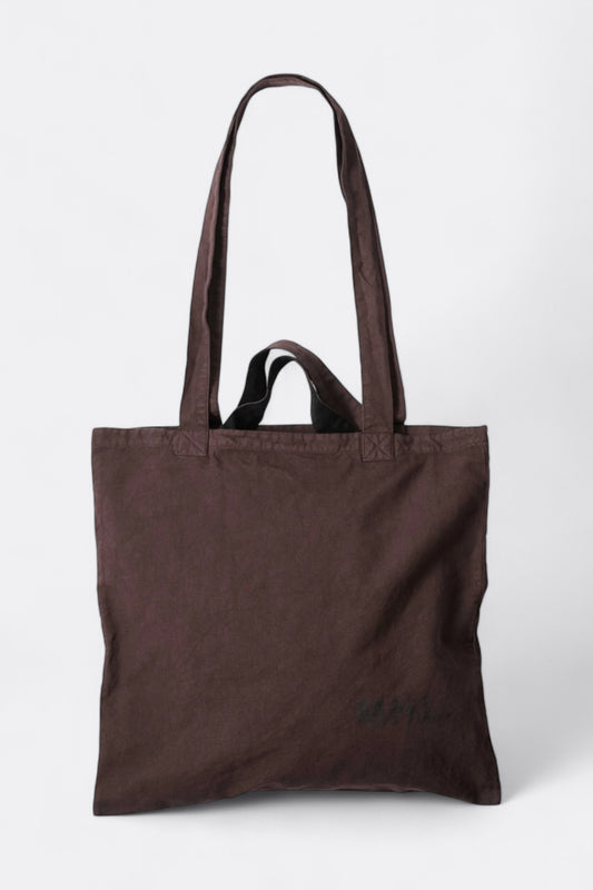 Tote Bag Margaret Howell - MHL. Shopper Linen Cotton Twill (Mahogany)