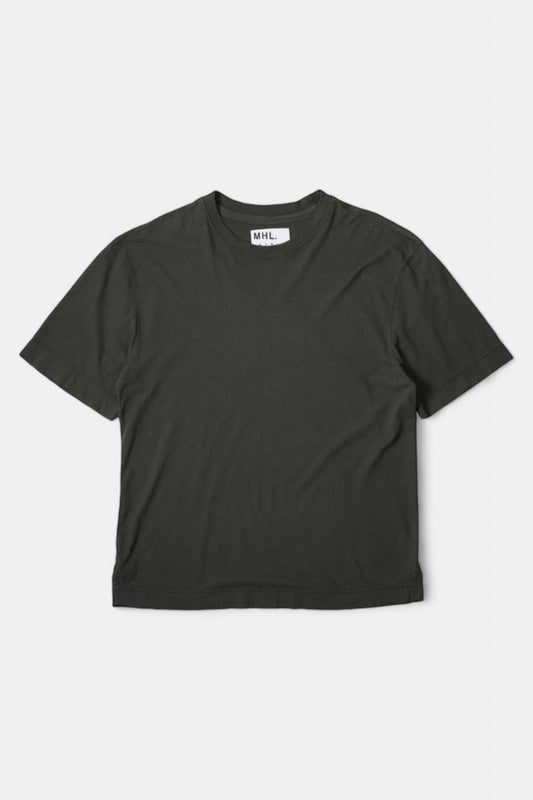 T-Shirt Margaret Howell - MHL. Simple T-Shirt Organic Cotton Linen Jersey (Assam)