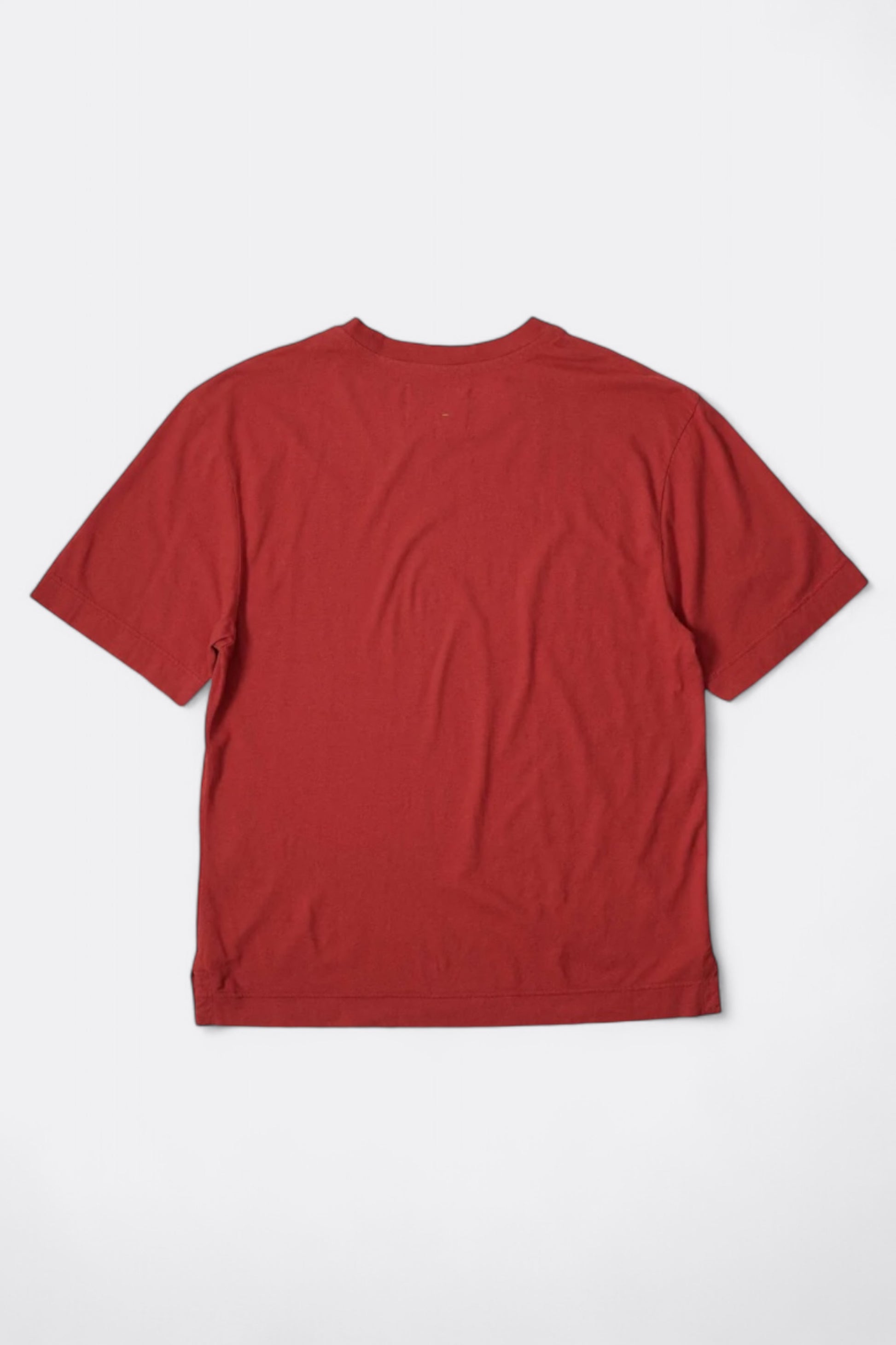 T-Shirt Margaret Howell - MHL. Simple T-Shirt Organic Cotton Linen Jersey (Sports Red)