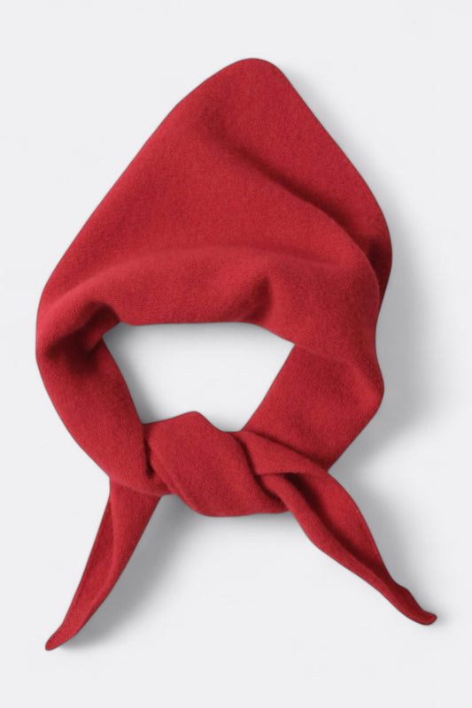 Foulard Écharpe Margaret Howell - MHL. Scout Scarf Lambswool (Sports Red)