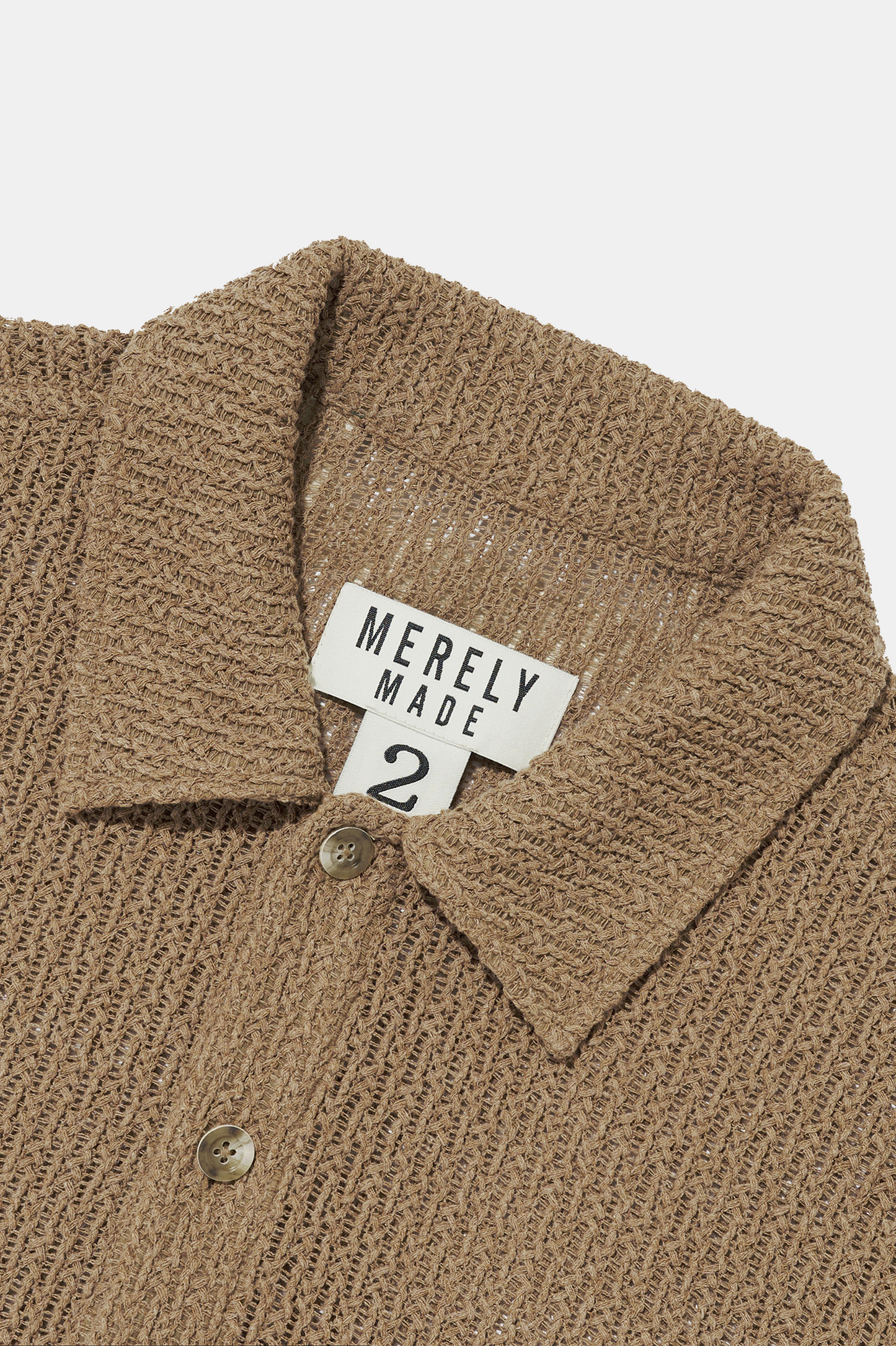 Merely Made - Knitting Lazy Over Shirts (Tan Brown)