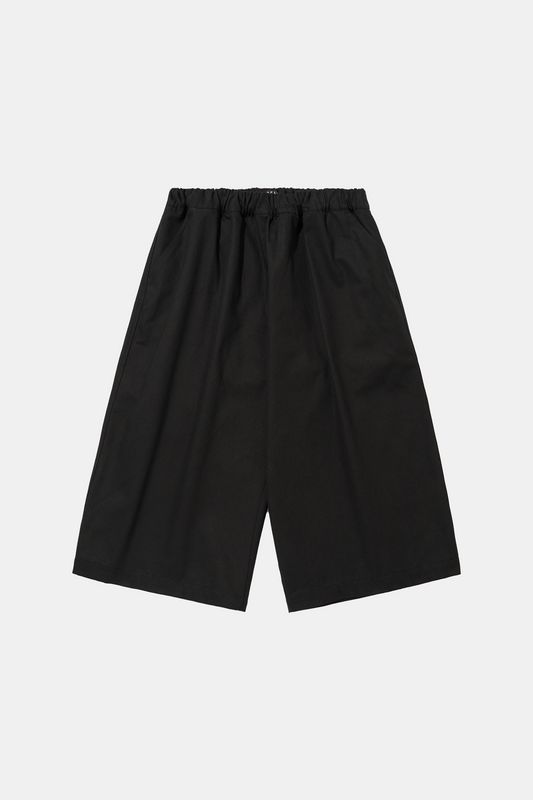 Relaxed Skirt Pants (Black)