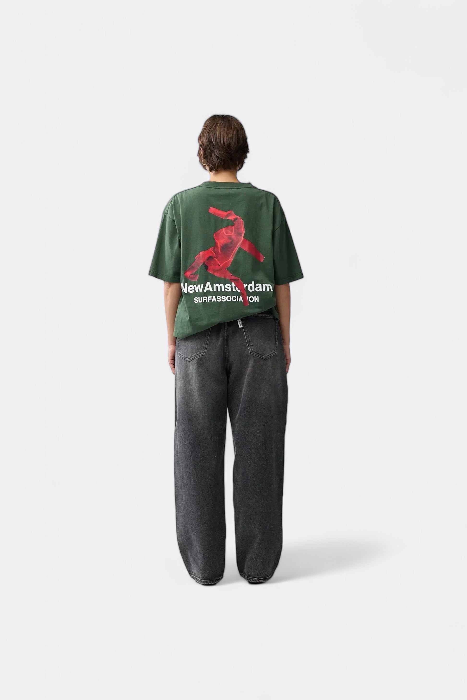 T-Shirt New Amsterdam Surf Association - After Surf Tee (Kombu Green)