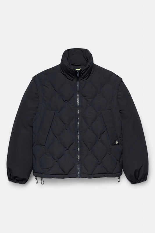 Veste New Amsterdam Surf Association - Detachable Sleeves Quilted Jacket (Navy)