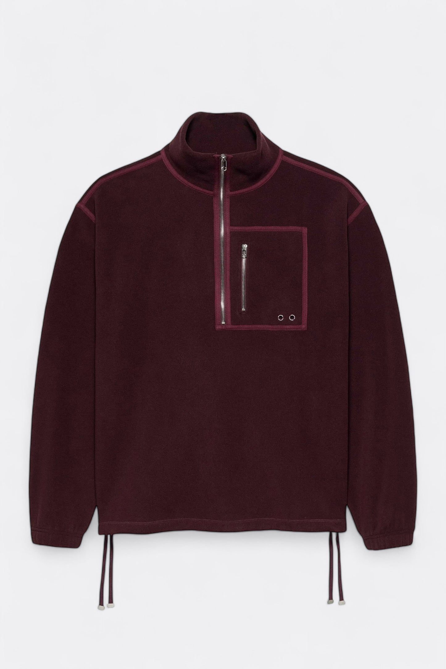 Sweat Polaire New Amsterdam Surf Association - Fleece Half Zip (Vineyard Wine)