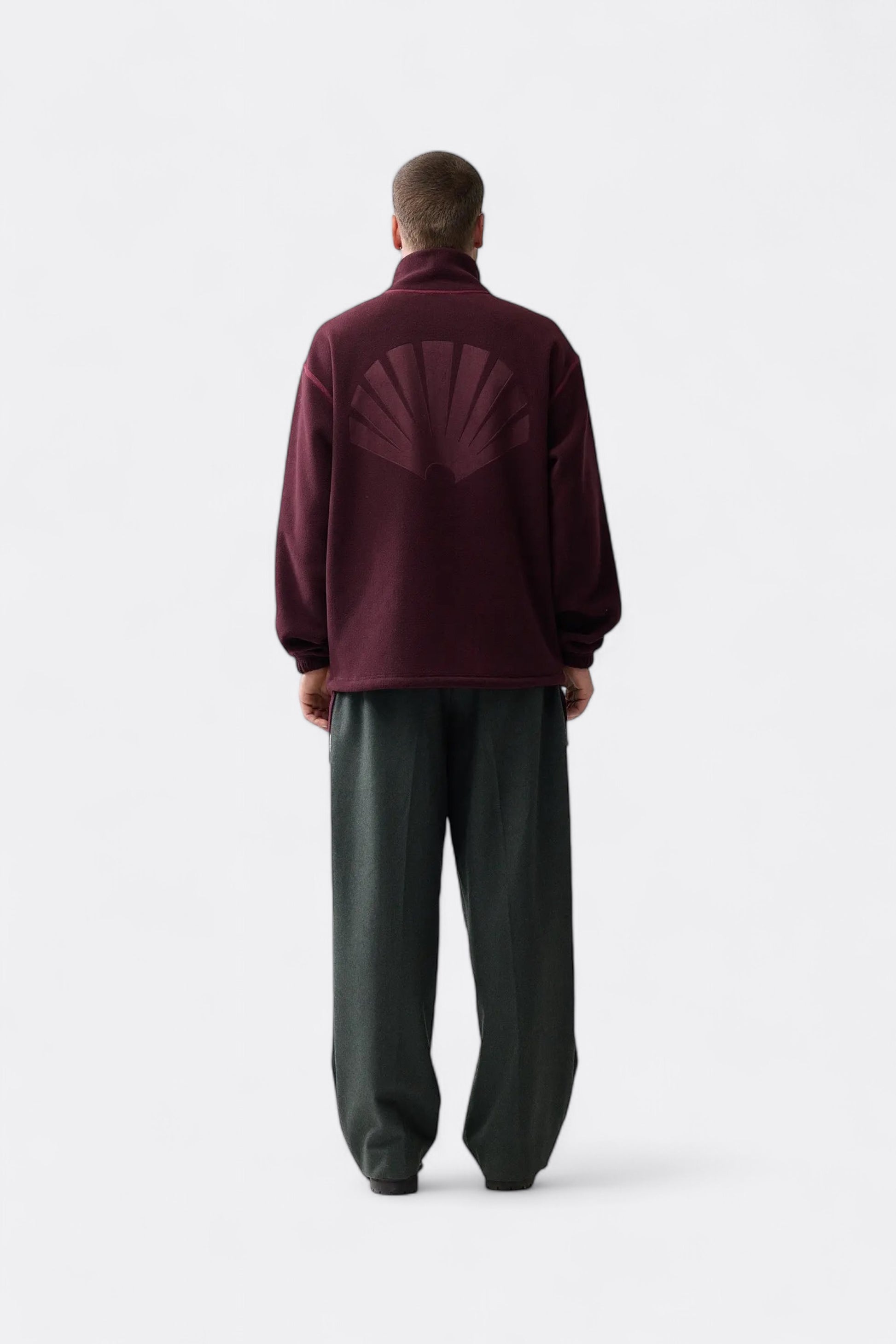 Sweat Polaire New Amsterdam Surf Association - Fleece Half Zip (Vineyard Wine)