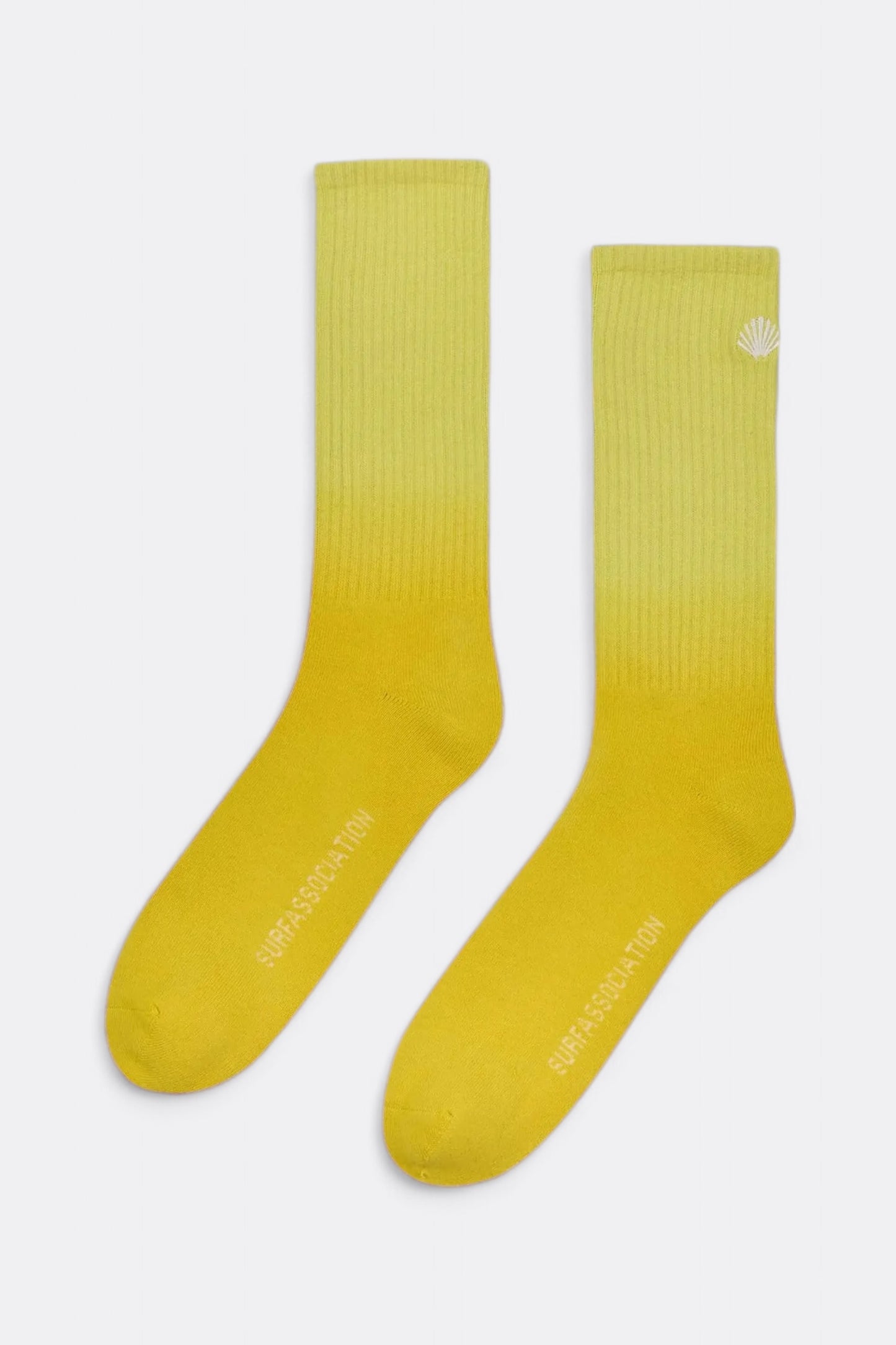 Chaussettes New Amsterdam Surf Association - Gradient Logo Socks (Celery Dip Dye)