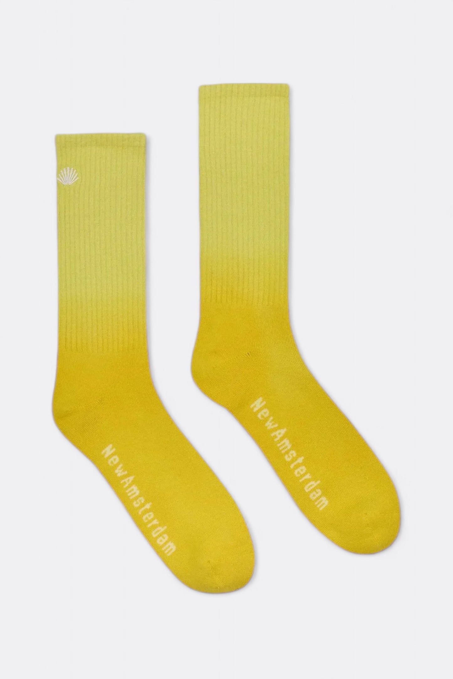 Chaussettes New Amsterdam Surf Association - Gradient Logo Socks (Celery Dip Dye)