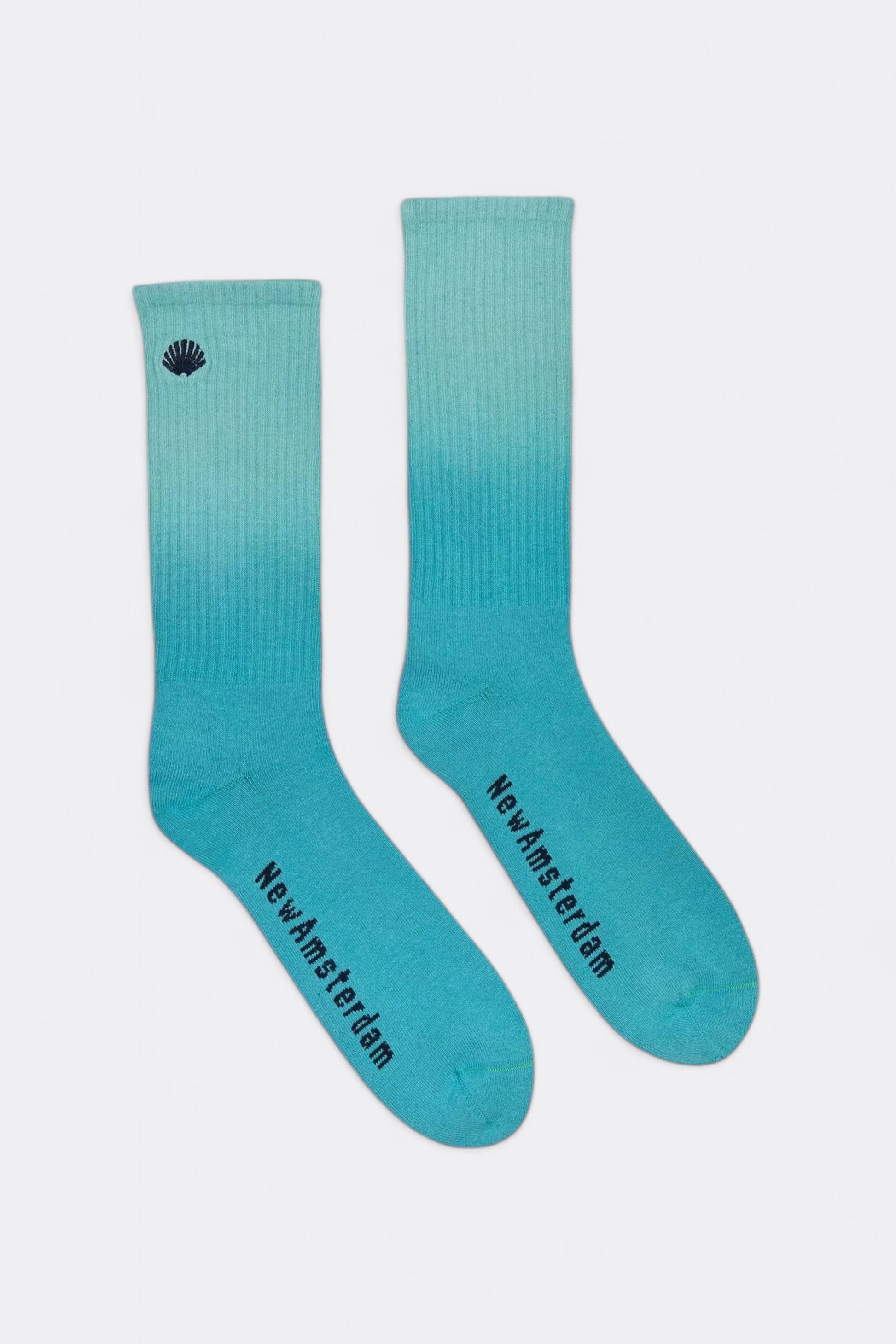 Chaussettes New Amsterdam Surf Association - Gradient Logo Socks (Marine Blue Dip Dye)