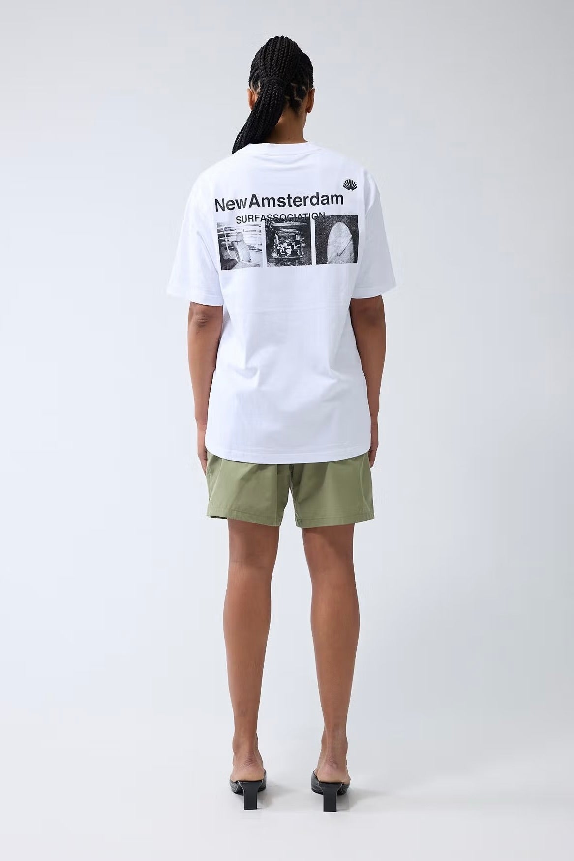 T-Shirt NEW AMSTERDAM SURF ASSOCIATION - Photo Print Tee (White)