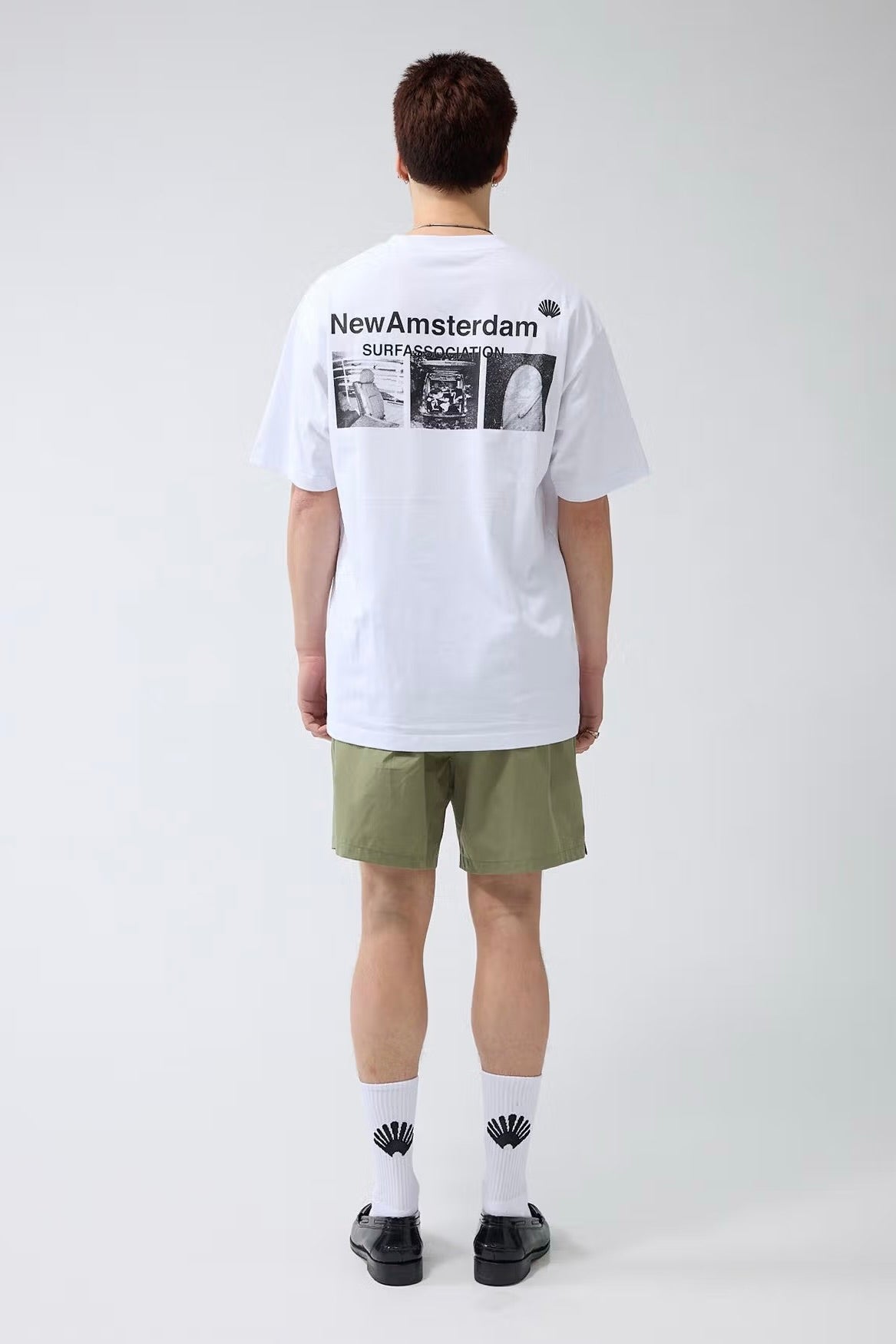 T-Shirt NEW AMSTERDAM SURF ASSOCIATION - Photo Print Tee (White)