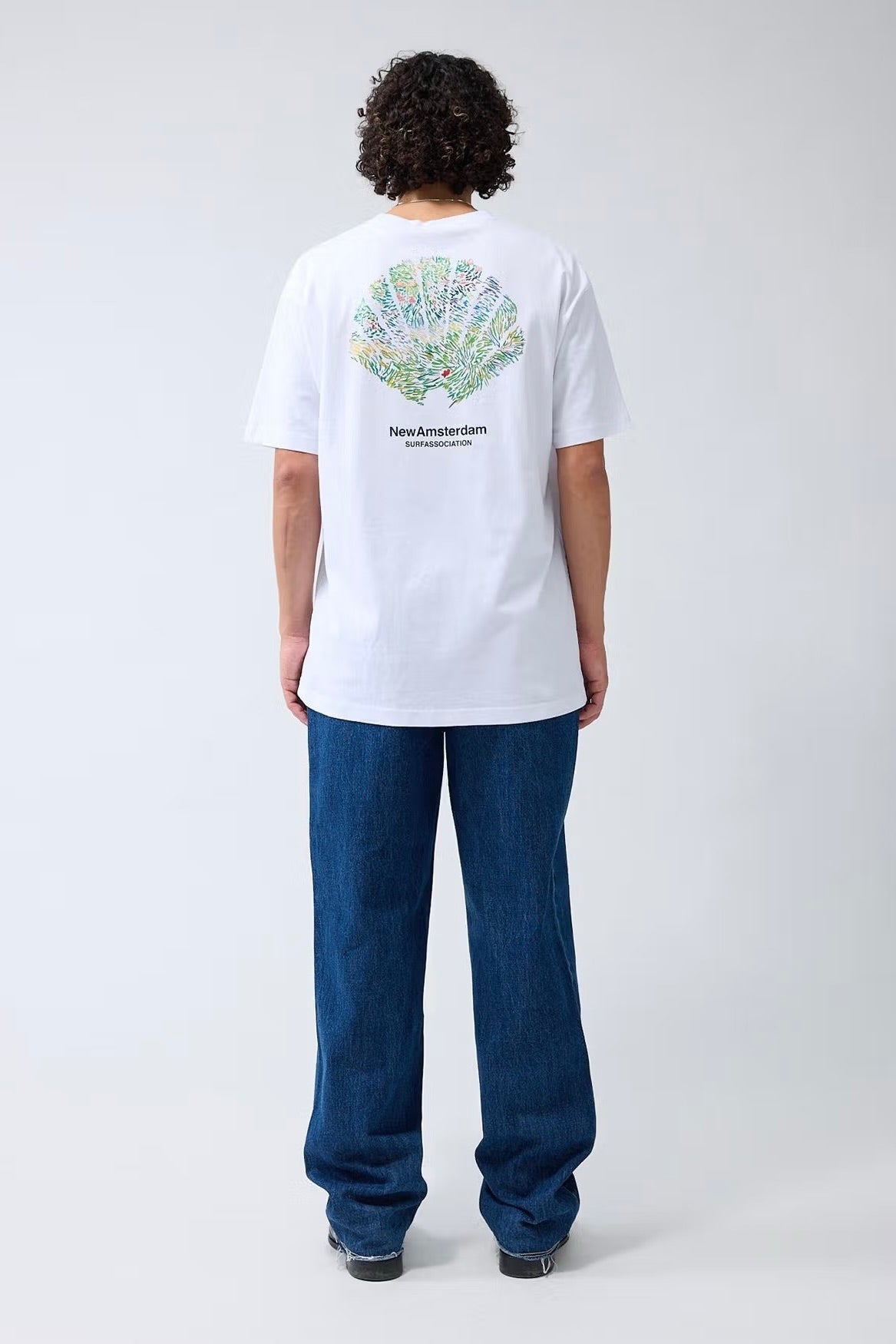 T-Shirt NEW AMSTERDAM SURF ASSOCIATION - Tall Grass Tee (White) 