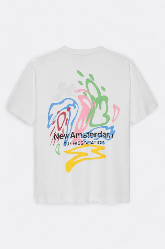 T-Shirt New Amasterdam Surf Association - Weather Icons Tee (White)