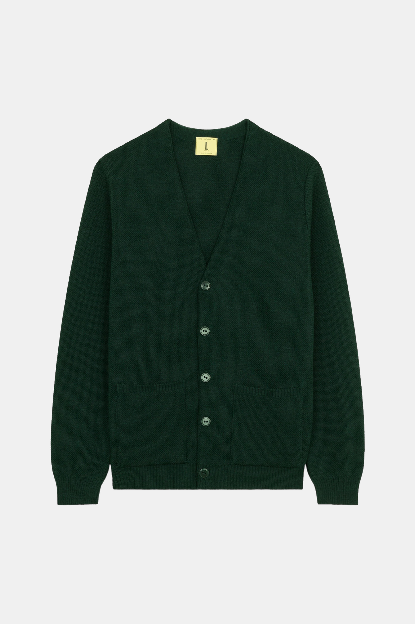 Nitto Knitwear - Cardigan Youri (Vert Forêt)