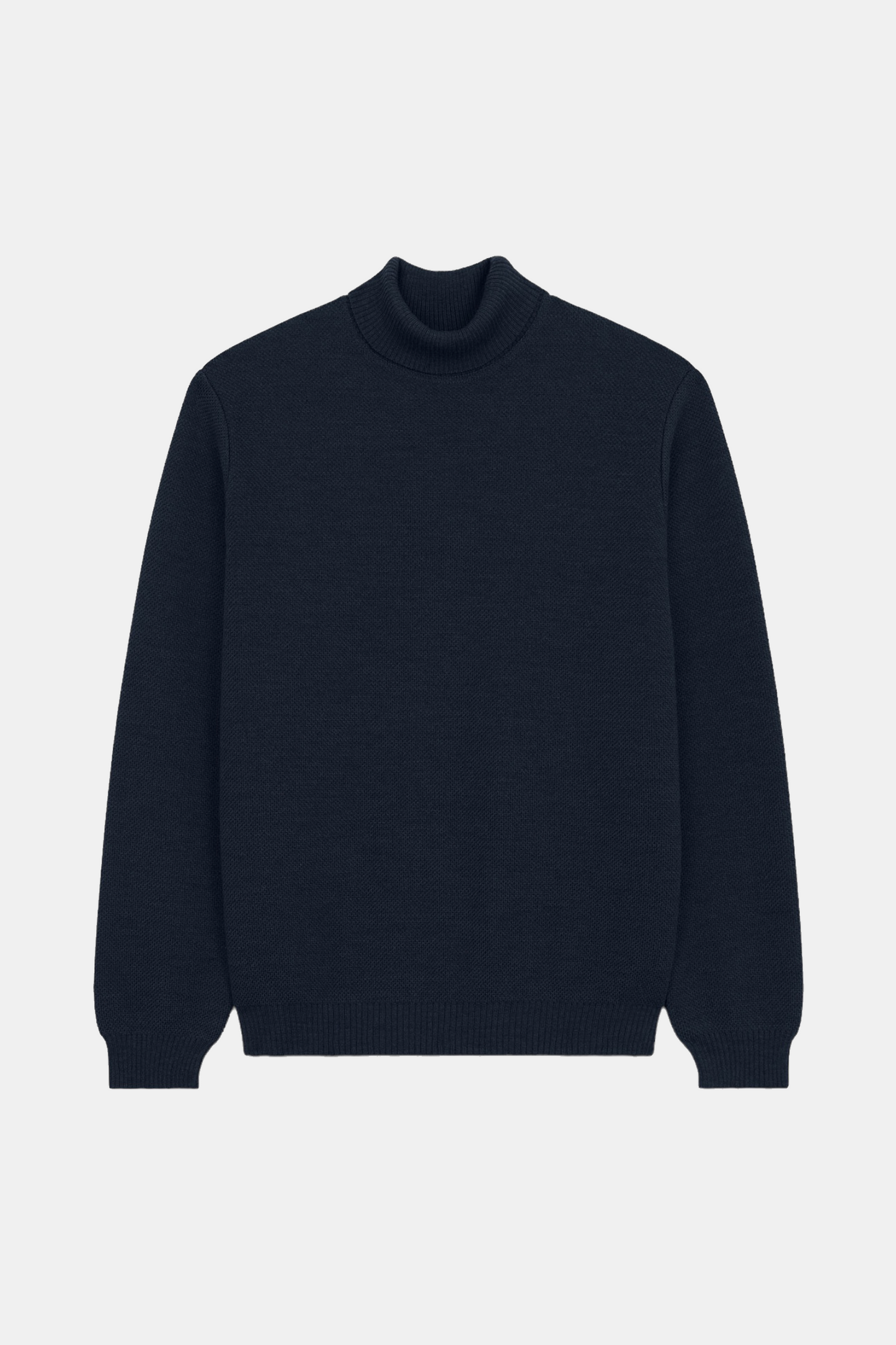 Nitto Knitwear - Pull Youri Col Roulé (Marine)