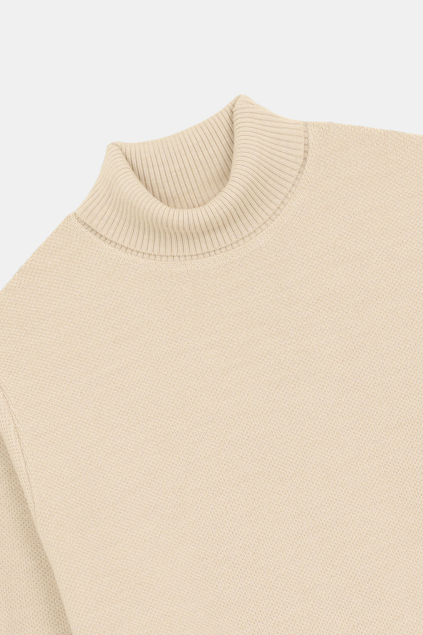 Pull Nitto Knitwear - Pull Youri Col Roulé (Naturel)