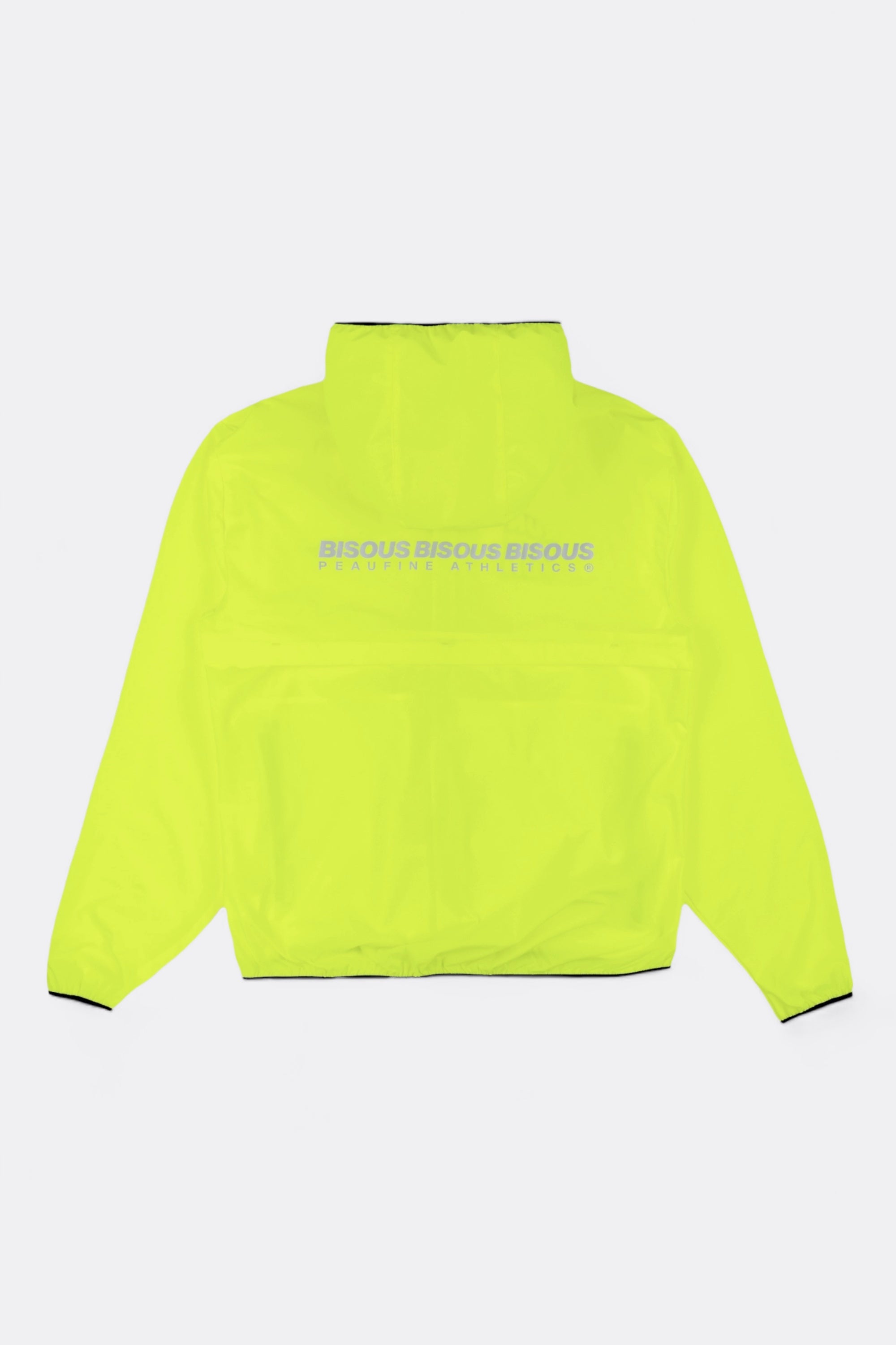 Peaufine Athletics Ripstop Training Jacket Run for Fun Fluo Yellow Edgar Bdx