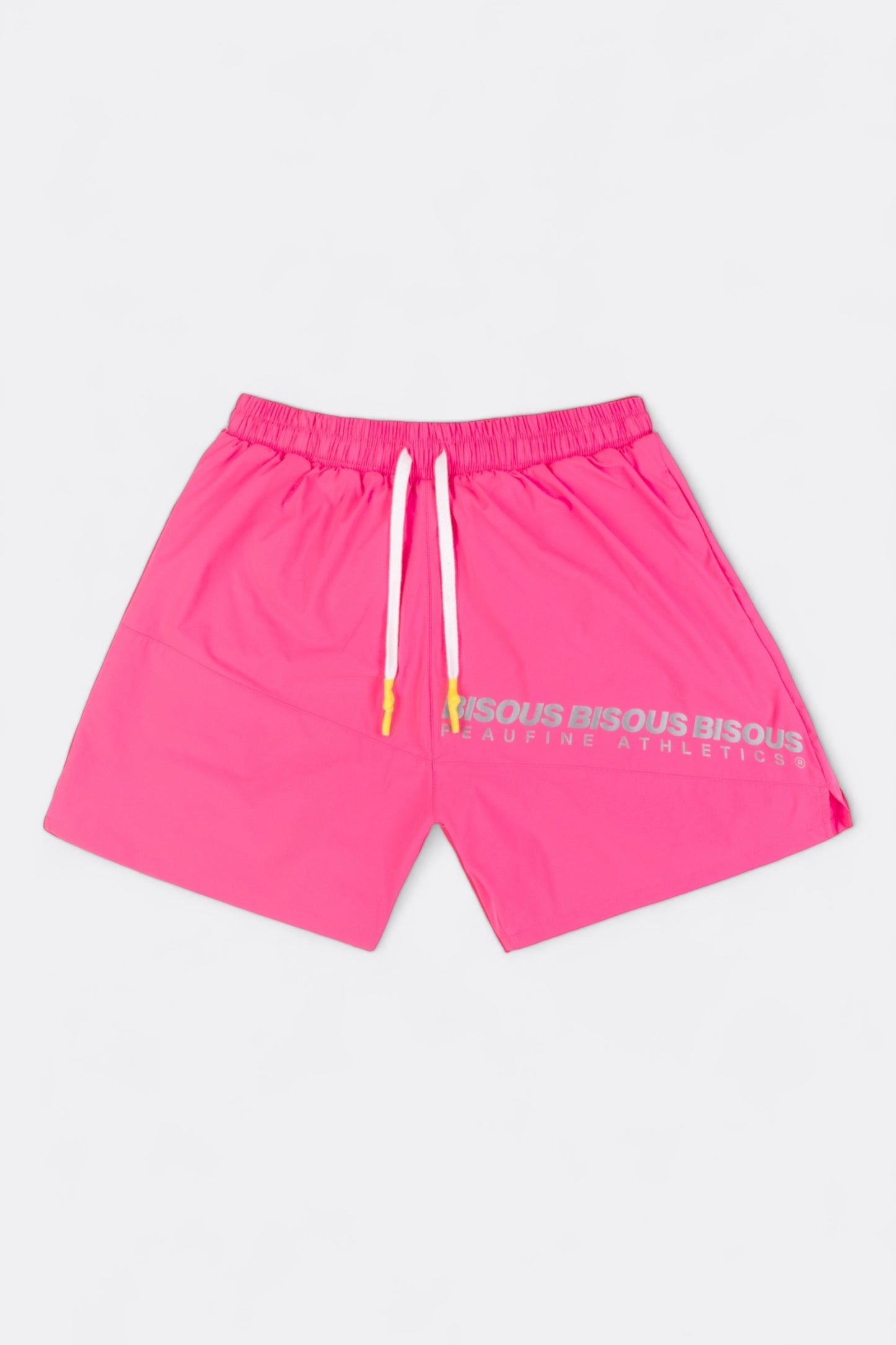 Peaufine Athletics x Bisous Skateboard - Short Patchwork v.1 Run For Fun (Pink)