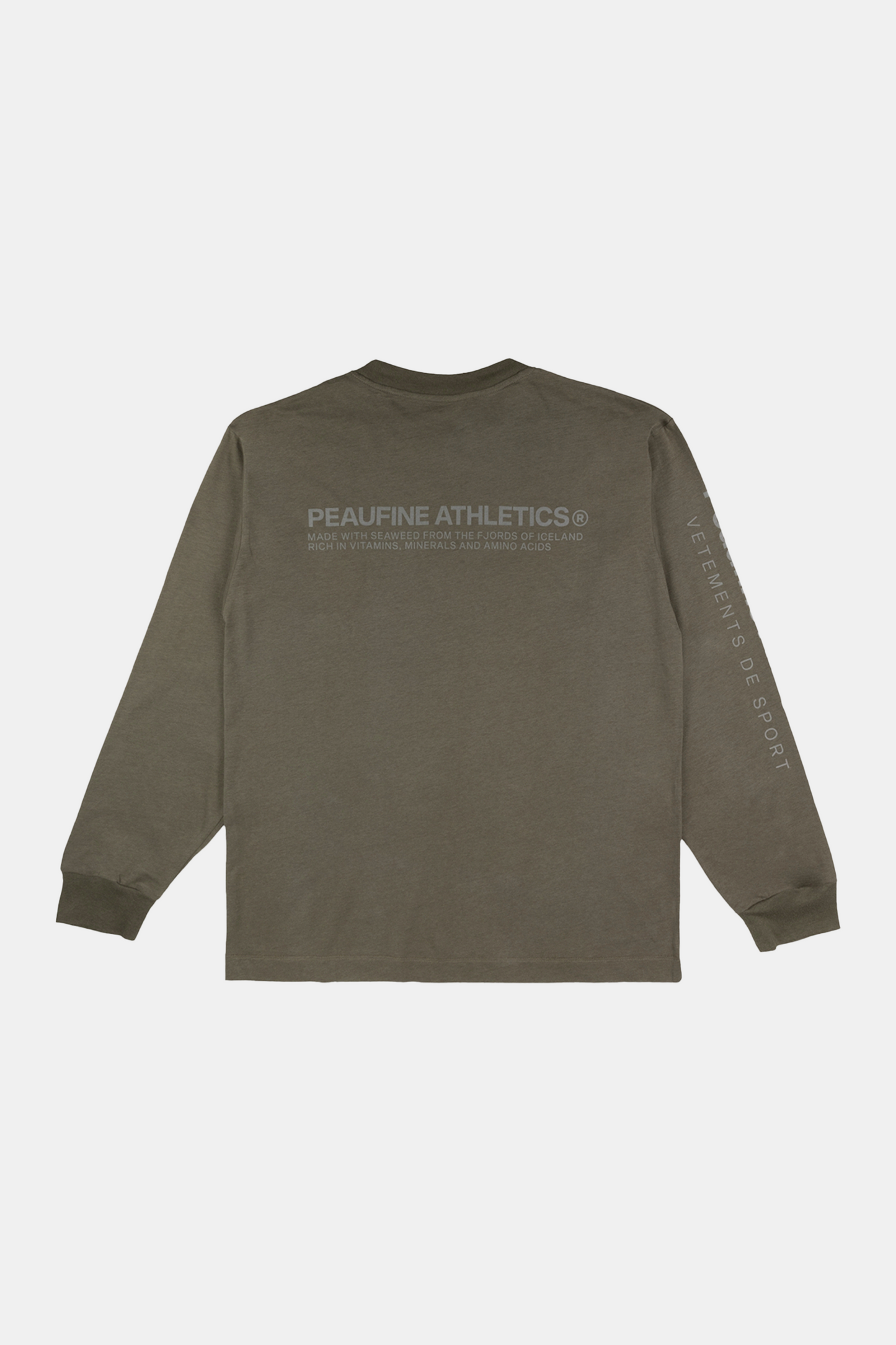 T-Shirt Manches Longues Peaufine Athletics - Longsleeve Seaweed T-shirt (Kaki)