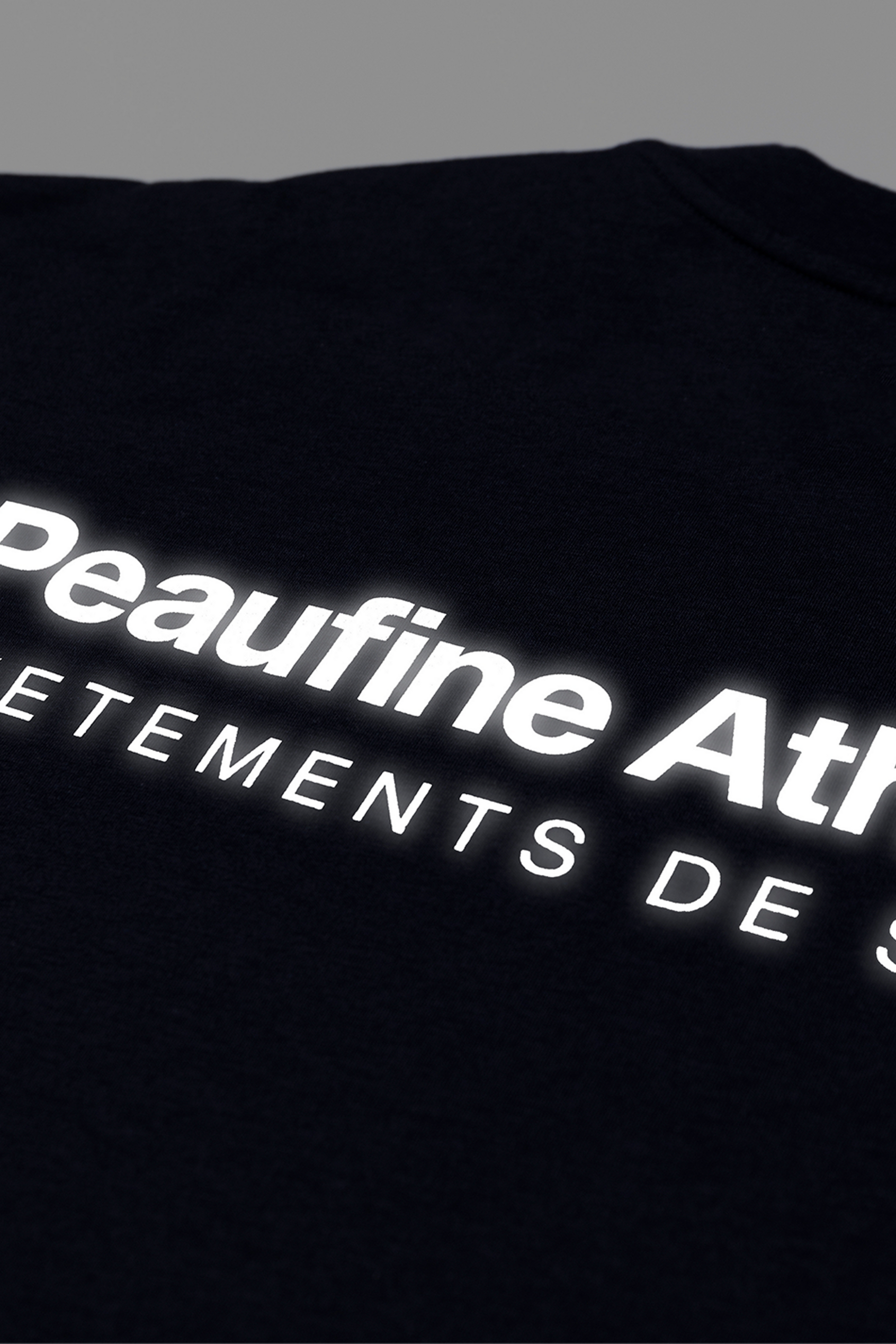 T-Shirt Peaufine Athletics - Wood T-shirt™ Reflective (Black)