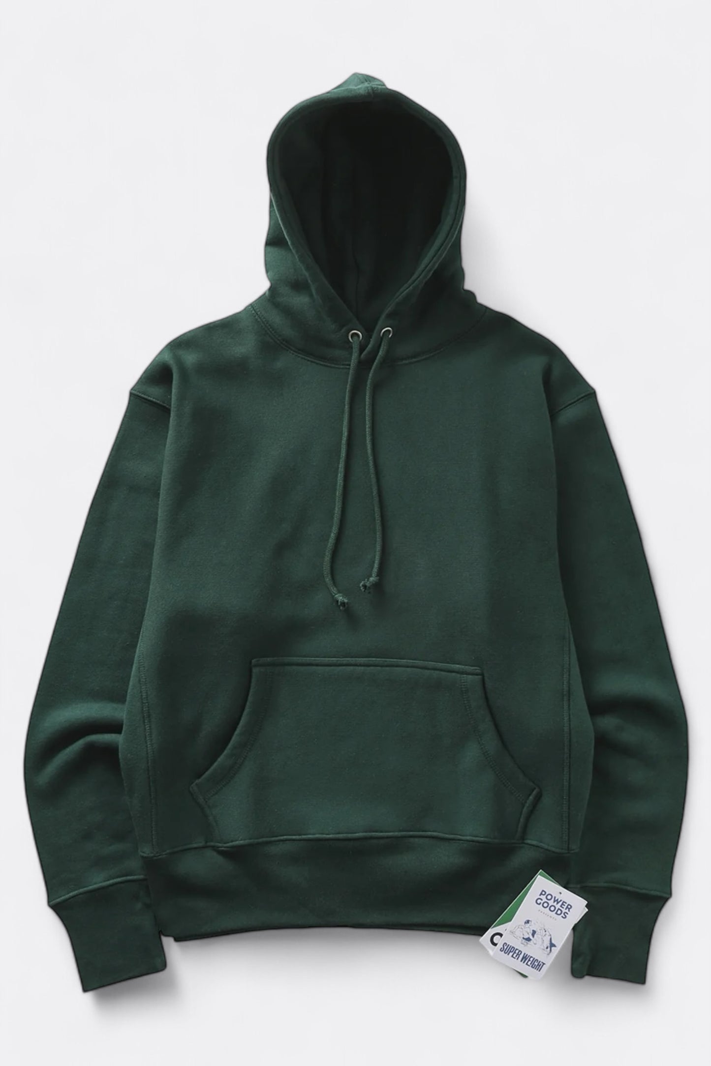 Sweatshirt à capuche POWER GOODS - Super Weight Hoodie (Forest Green)