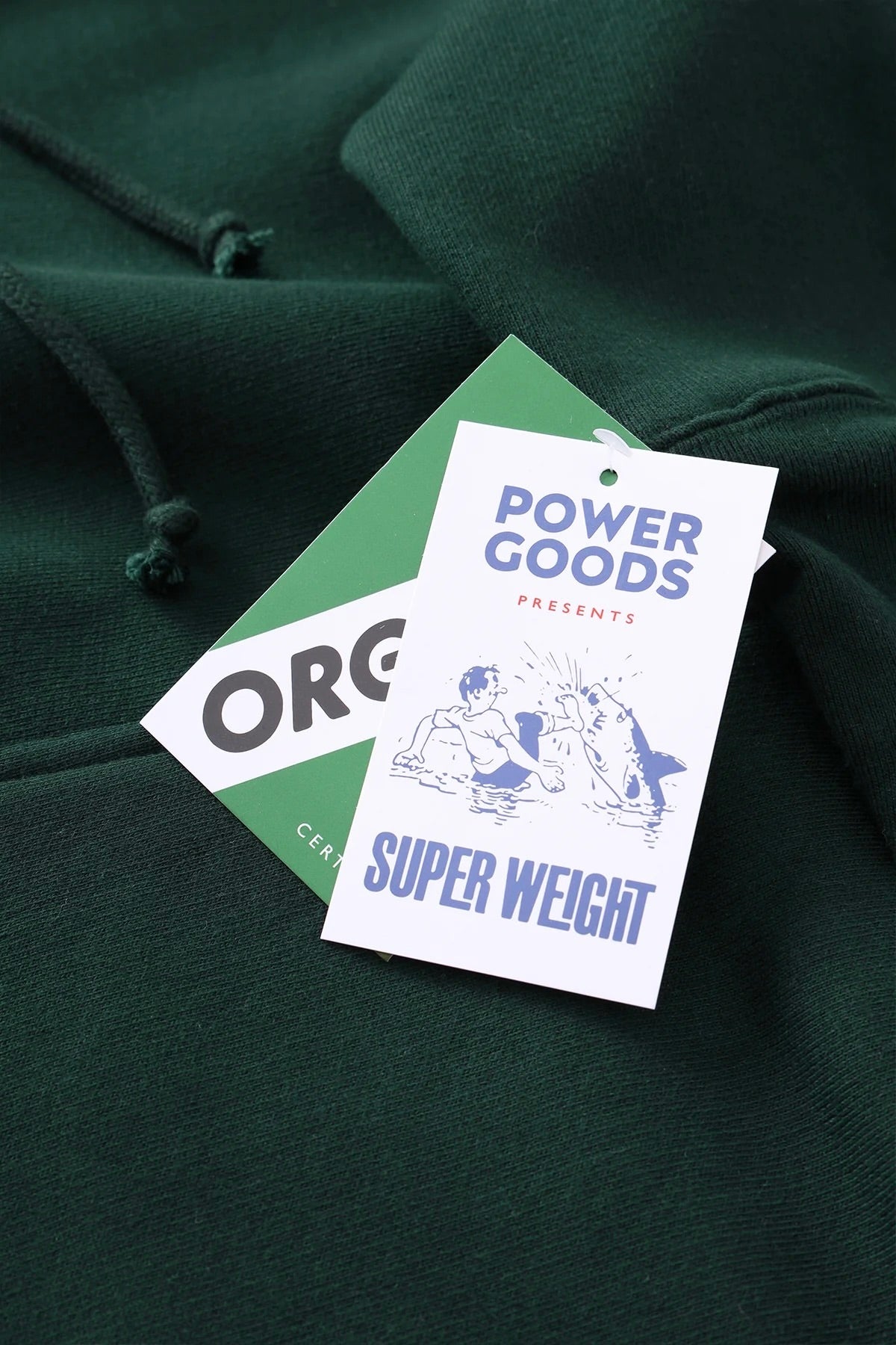 Sweatshirt à capuche POWER GOODS - Super Weight Hoodie (Forest Green)