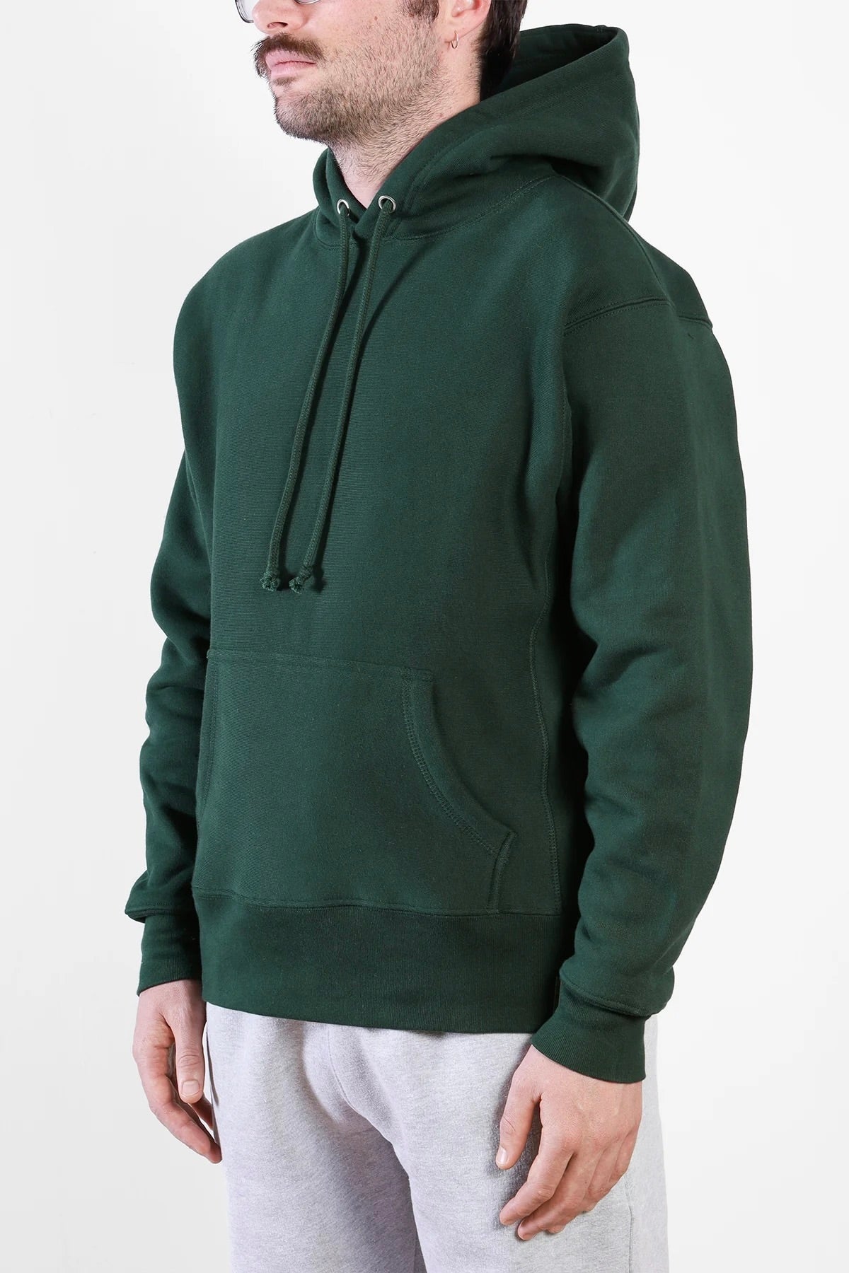 Sweatshirt à capuche POWER GOODS - Super Weight Hoodie (Forest Green)