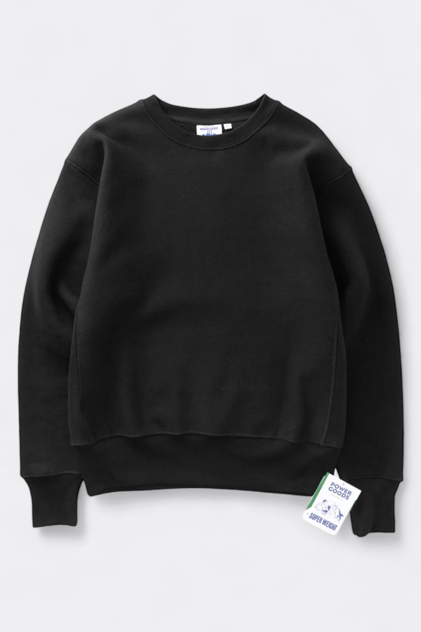 Sweatshirt POWER GOODS - Super Weight Crewneck (Black)