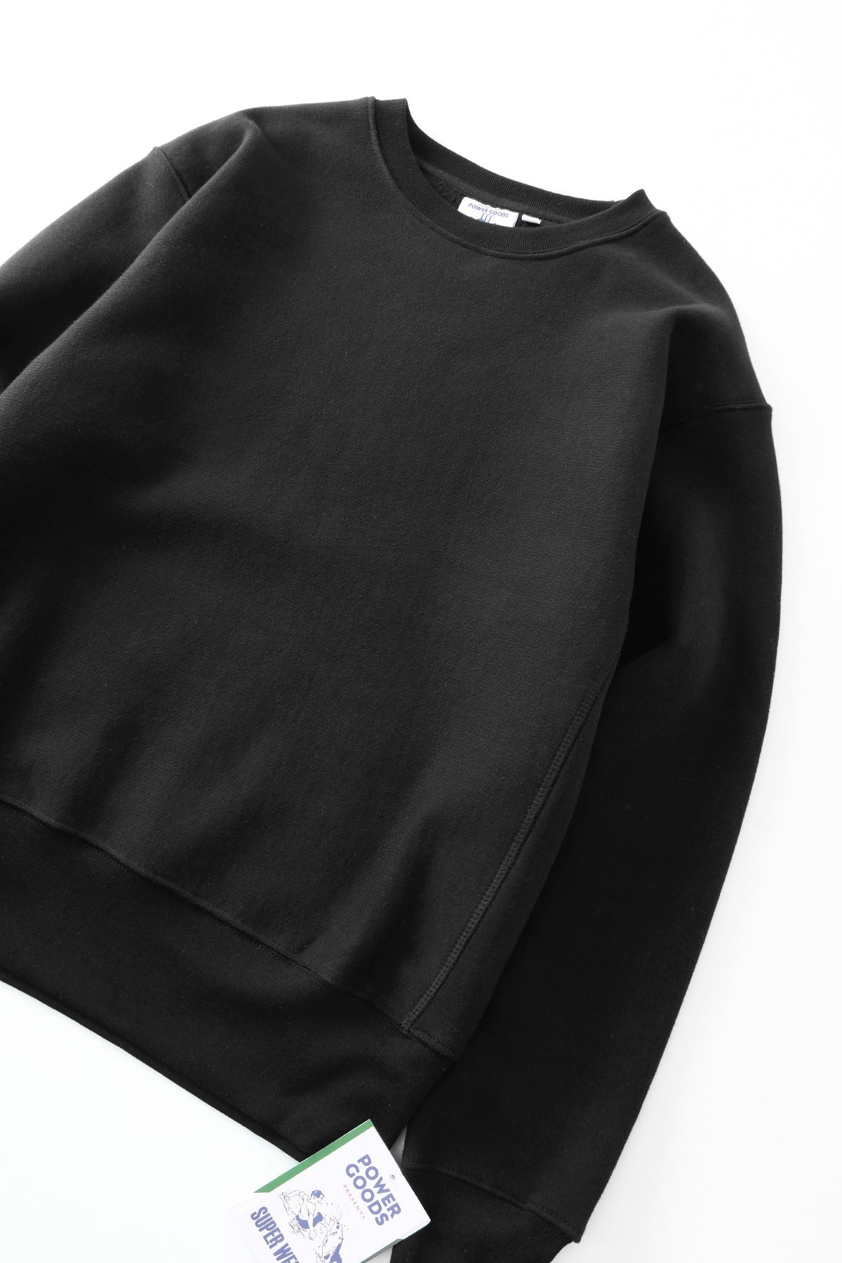 Sweatshirt POWER GOODS - Super Weight Crewneck (Black)