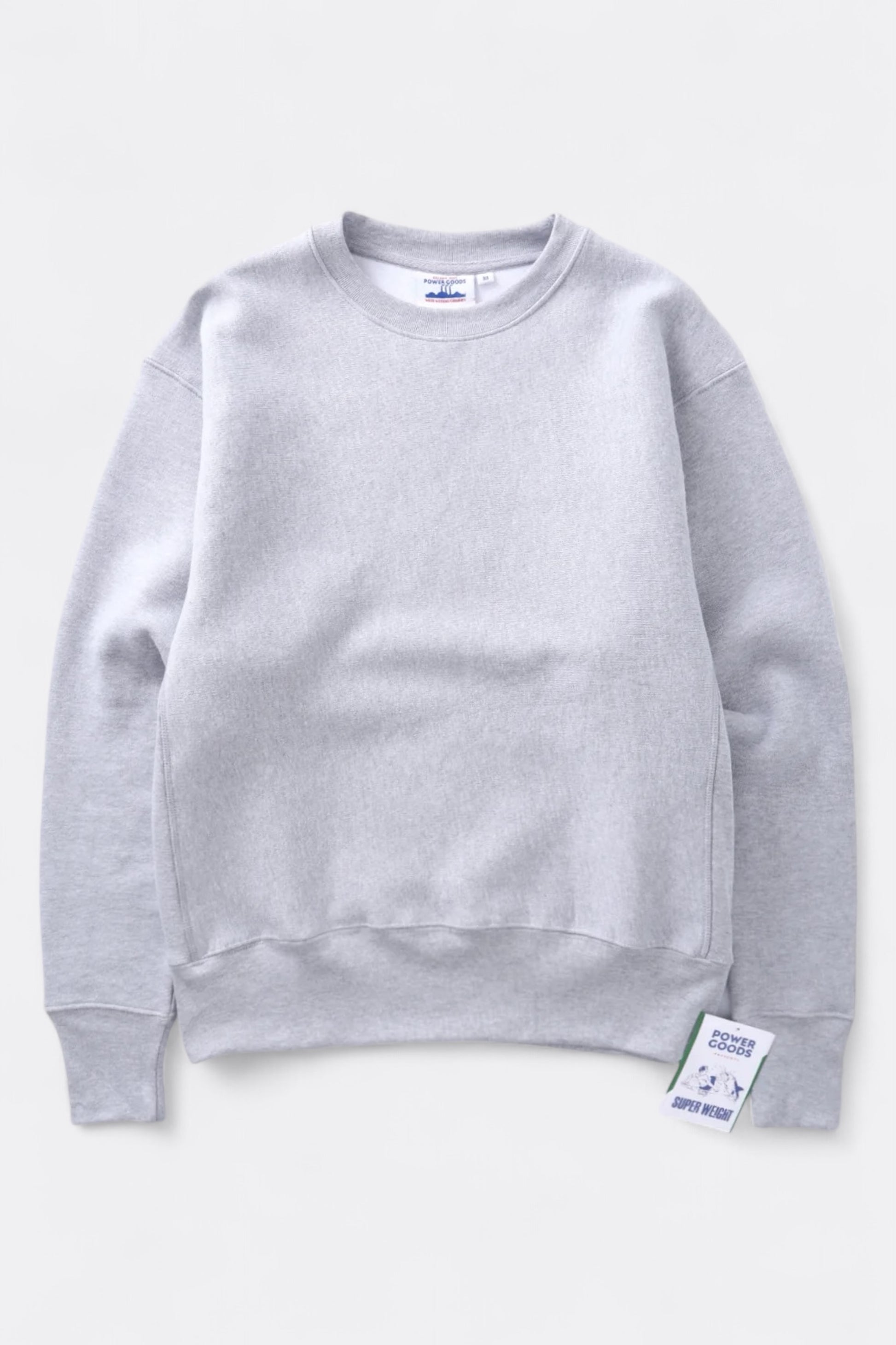 Sweatshirt POWER GOODS - Super Weight Crewneck (Heather Grey)