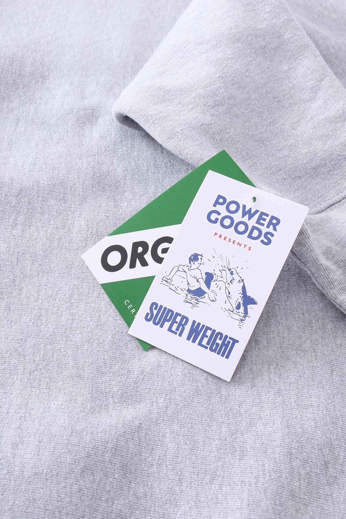 Sweatshirt POWER GOODS - Super Weight Crewneck (Heather Grey)