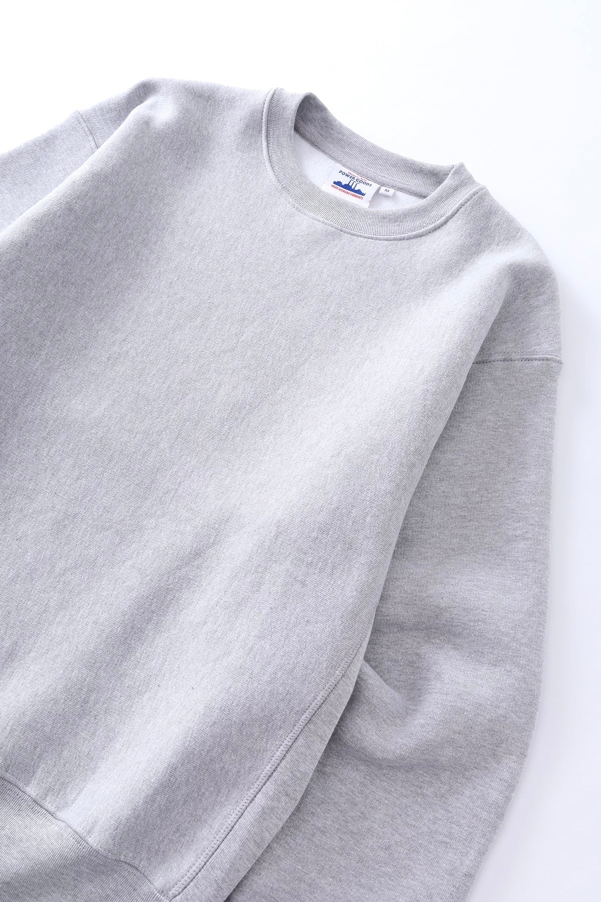 Sweatshirt POWER GOODS - Super Weight Crewneck (Heather Grey)