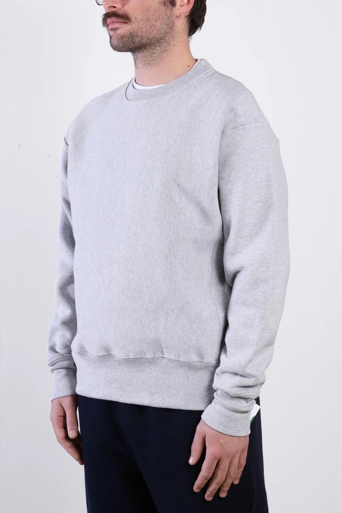 Sweatshirt POWER GOODS - Super Weight Crewneck (Heather Grey)