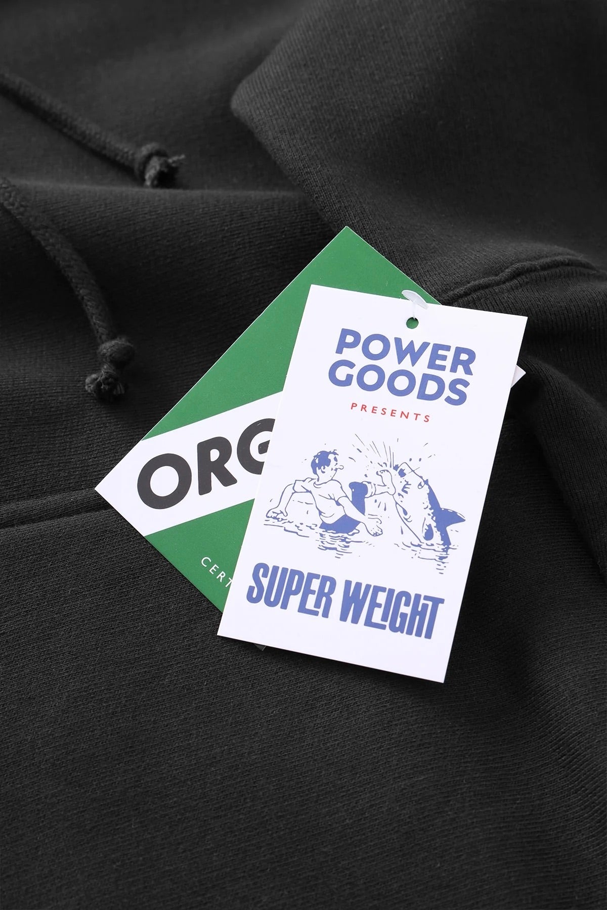 Sweatshirt à capuche POWER GOODS - Super Weight Hoodie (Black)