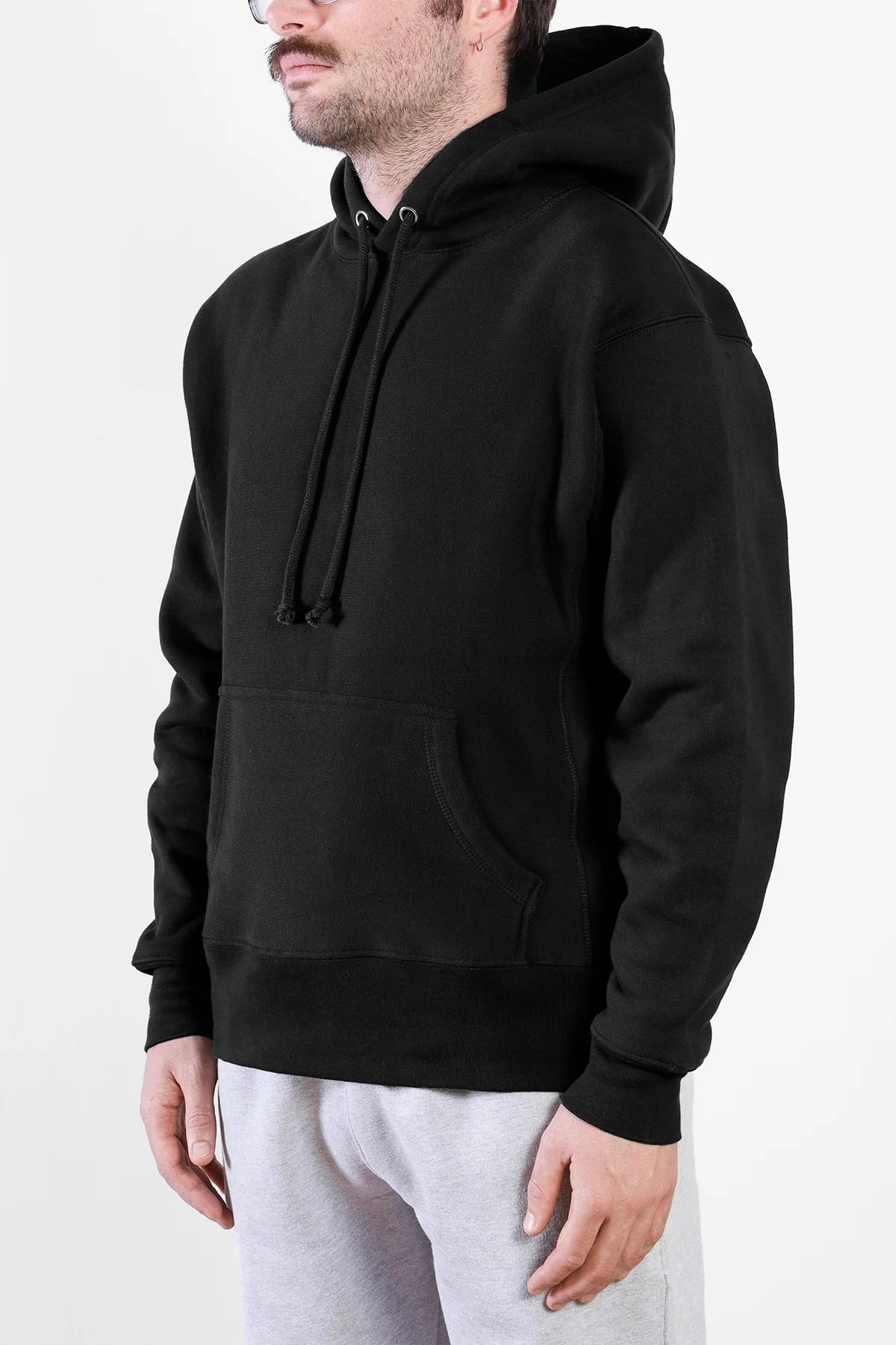 Sweatshirt à capuche POWER GOODS - Super Weight Hoodie (Black)