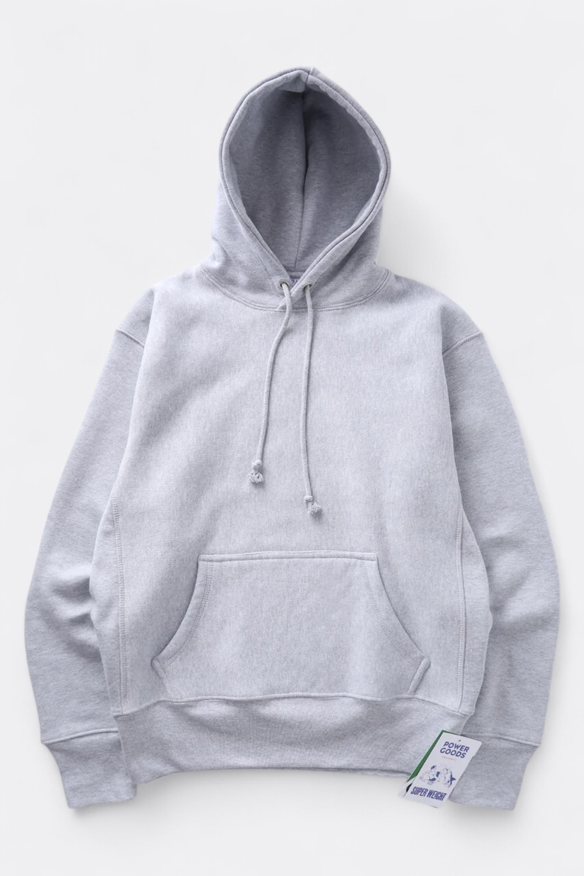 Sweatshirt à capuche POWER GOODS - Super Weight Hoodie (Heather Grey)