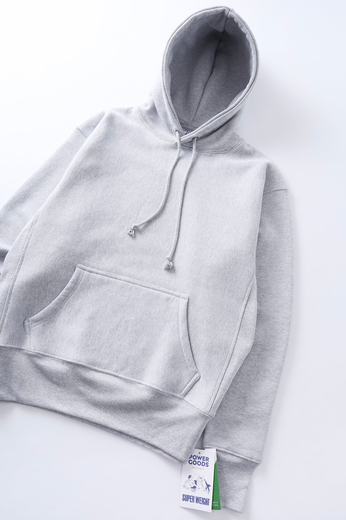 Sweatshirt à capuche POWER GOODS - Super Weight Hoodie (Heather Grey)