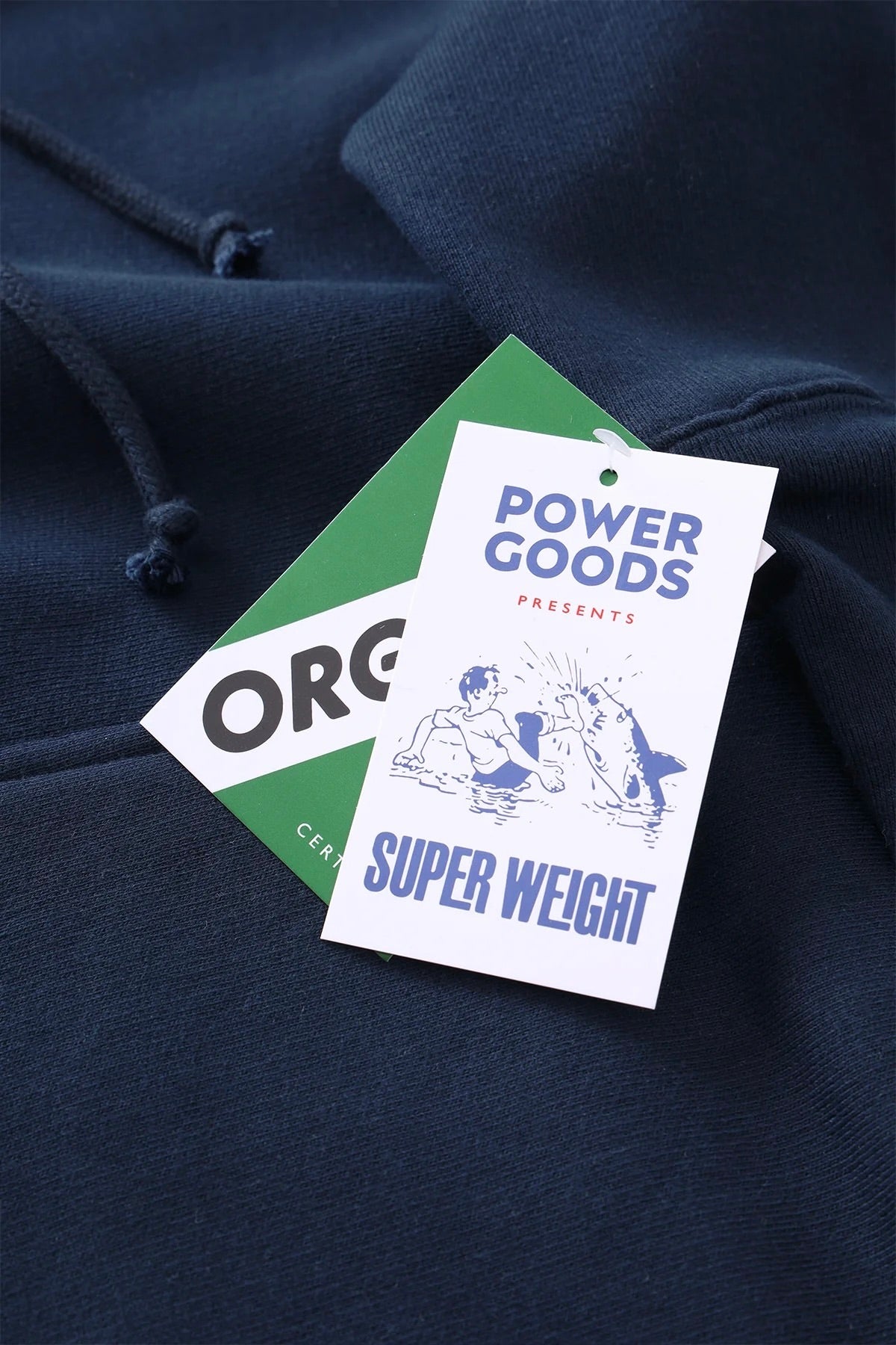 Sweatshirt à capuche POWER GOODS - Super Weight Hoodie (Navy Blue)