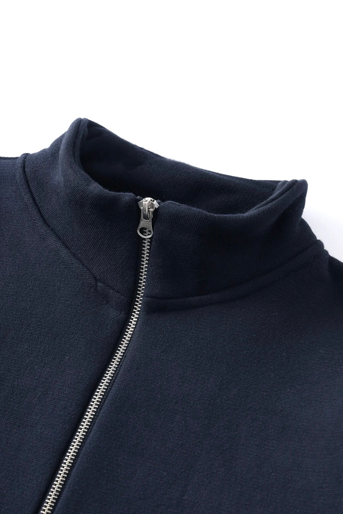 Sweatshirt à col zippé POWER GOODS - Super Weight Quarter Zip (Navy Blue)