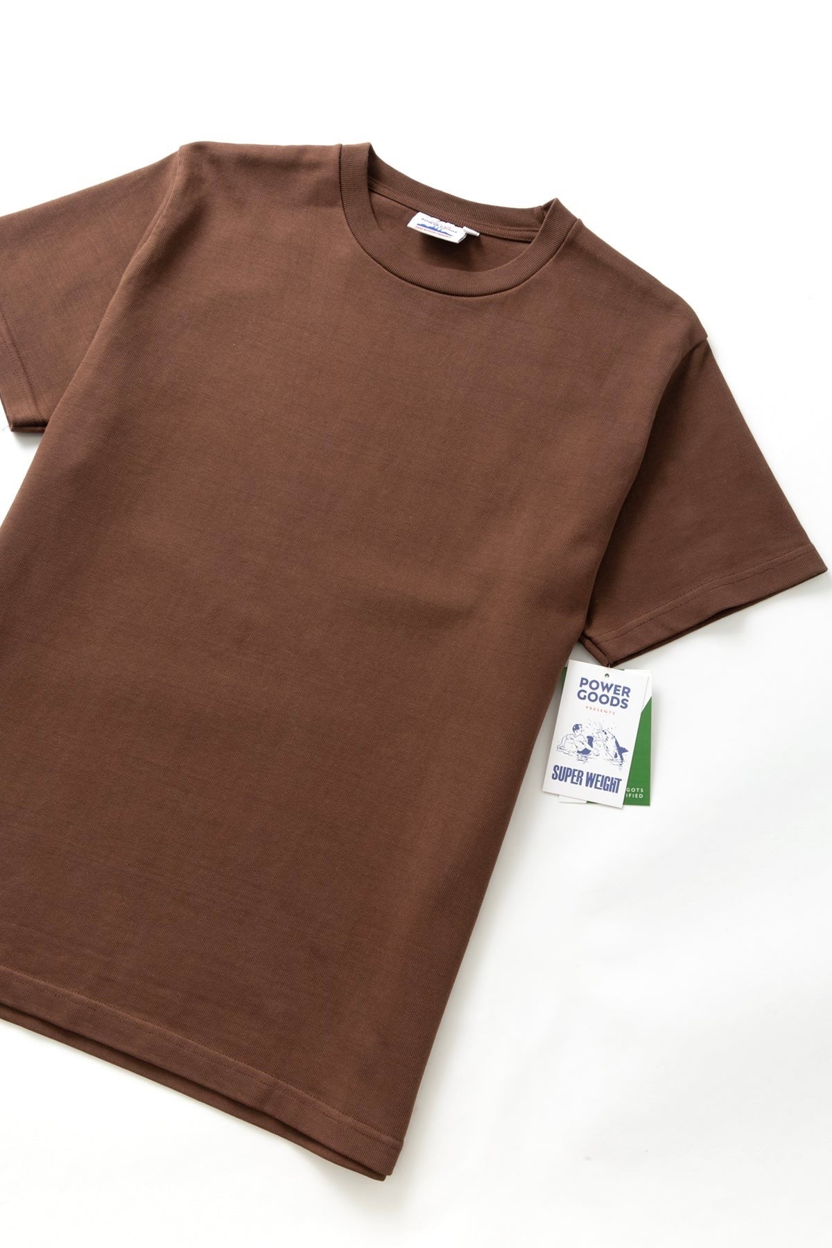 T-Shirt POWER GOODS - Super Weight T-Shirt (Brown)