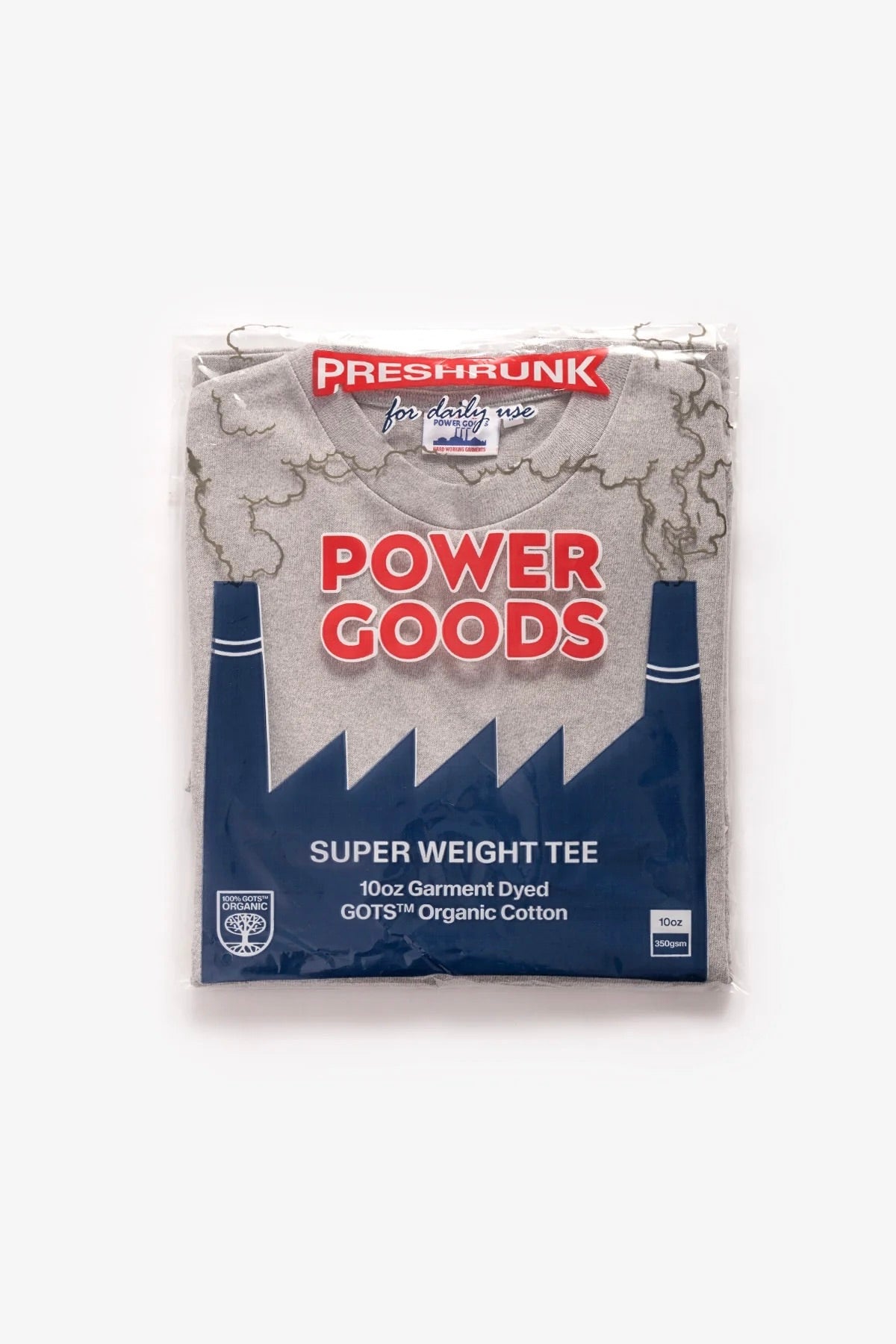 T-Shirt POWER GOODS - Super Weight T-Shirt (Heather Grey)