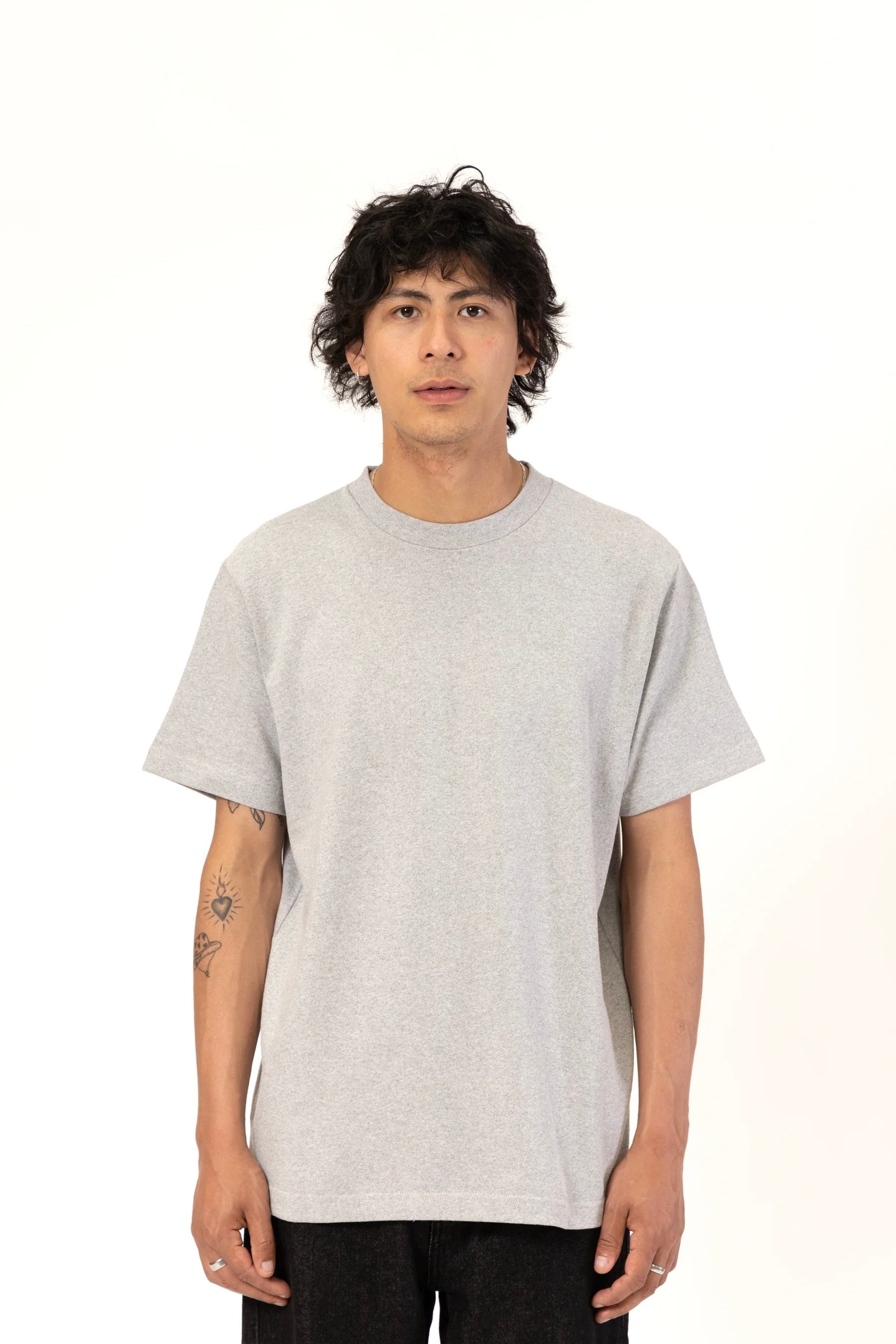 T-Shirt POWER GOODS - Super Weight T-Shirt (Heather Grey)