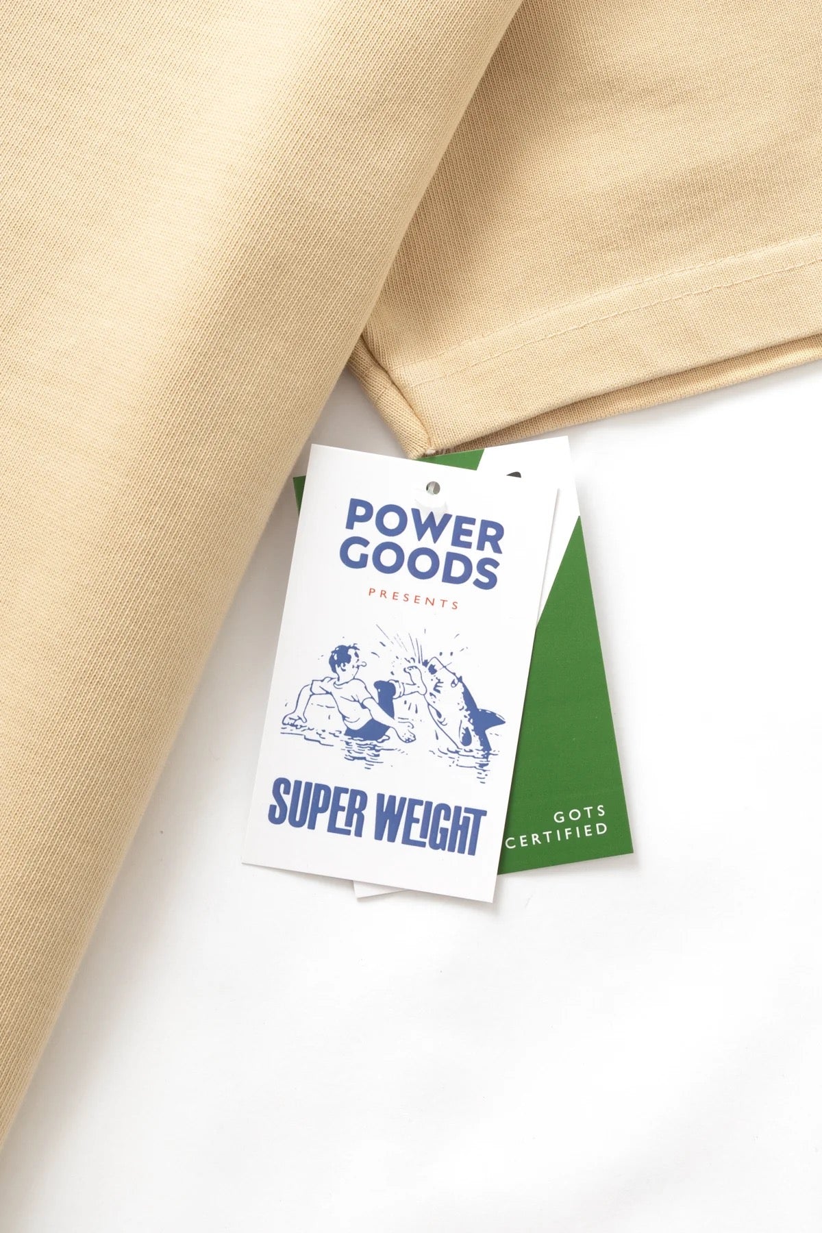 T-Shirt POWER GOODS - Super Weight T-Shirt (Khaki)