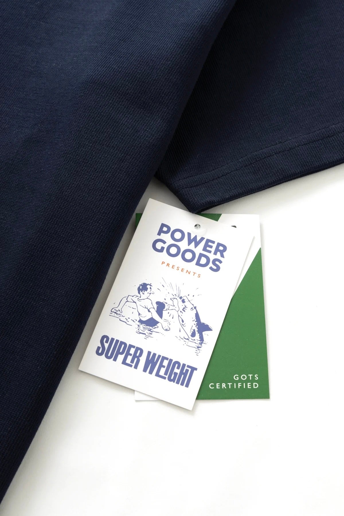 T-Shirt POWER GOODS - Super Weight T-Shirt (Navy Blue)