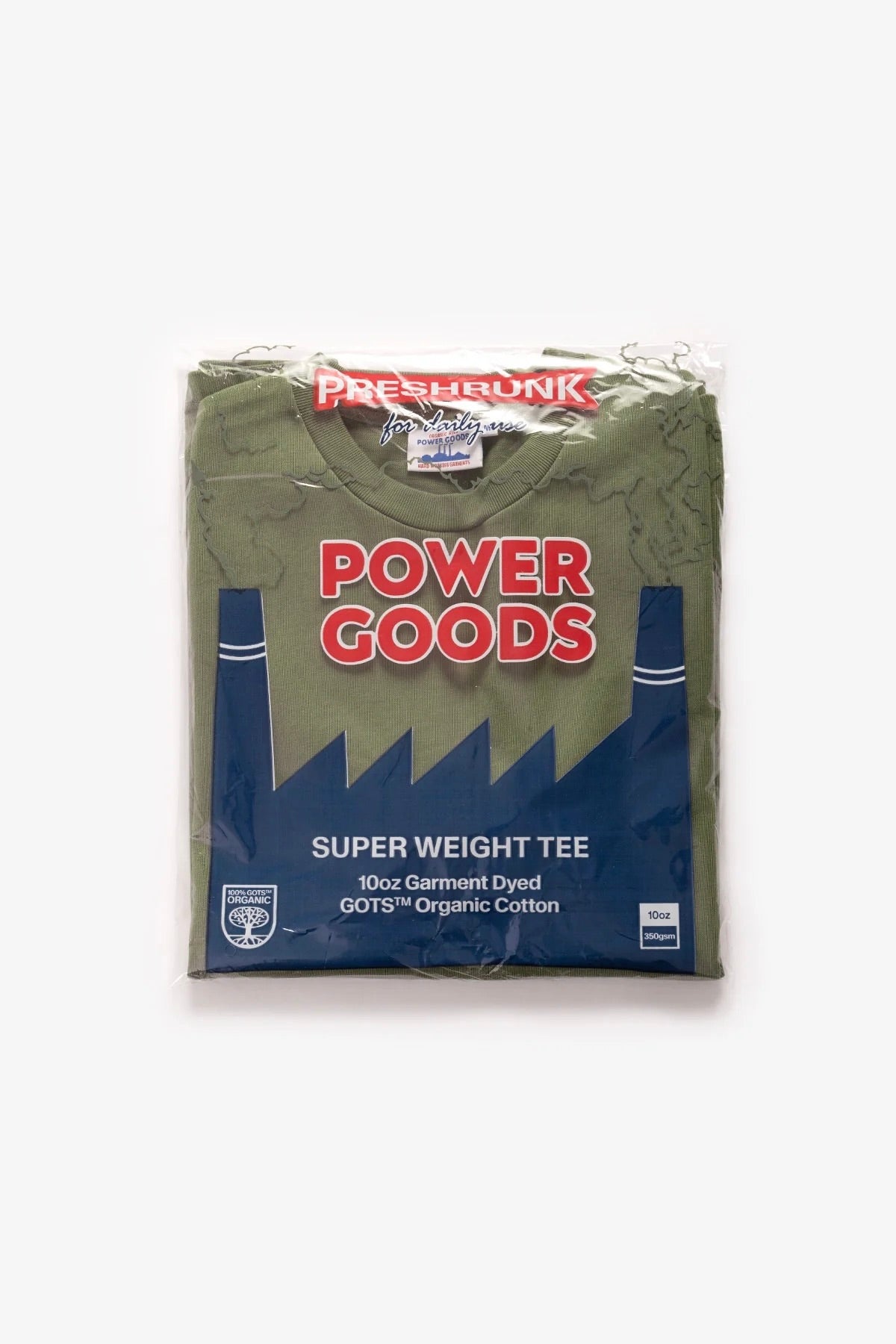 T-Shirt POWER GOODS - Super Weight T-Shirt (Olive)