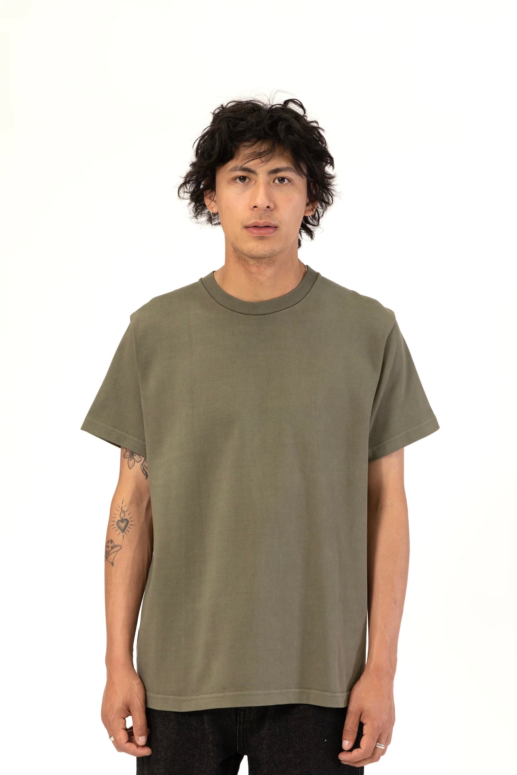 T-Shirt POWER GOODS - Super Weight T-Shirt (Olive)