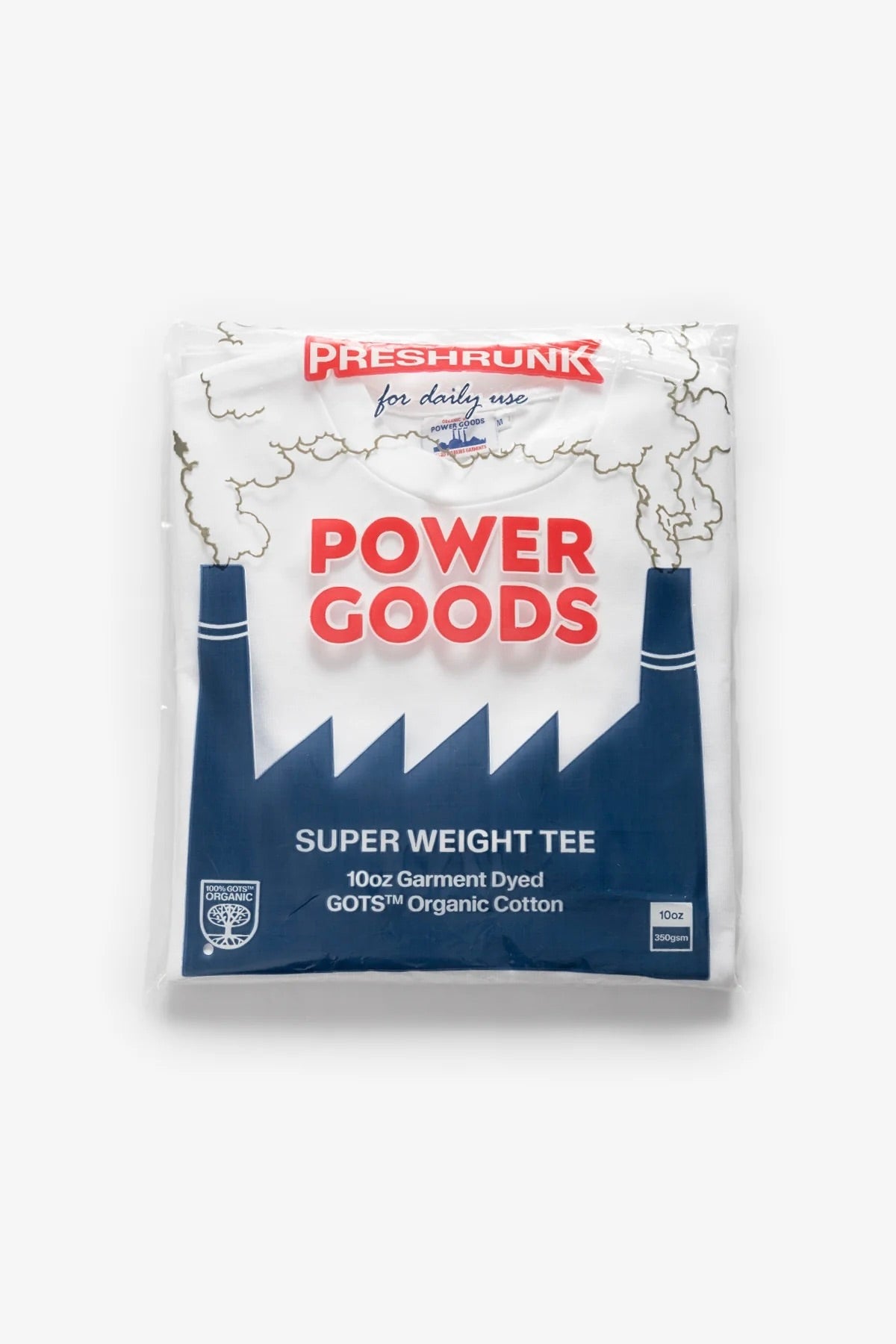 T-Shirt POWER GOODS - Super Weight T-Shirt (White)