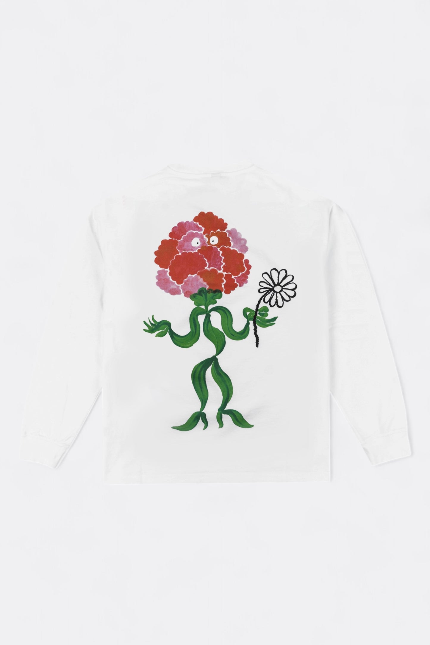 T-Shirt Manches Longues Reception - B-Flower LS Tee (White)