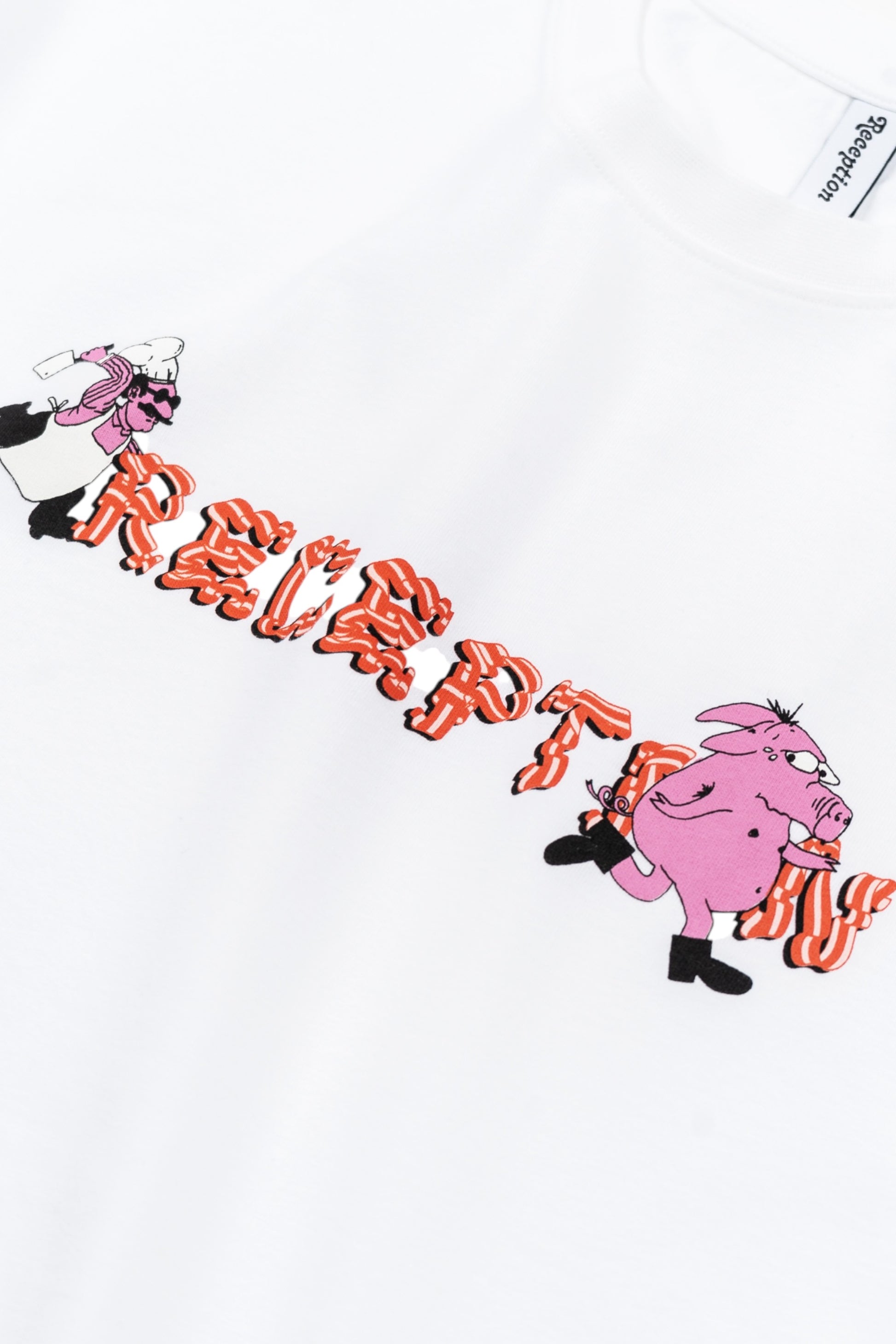 T-Shirt Reception - Bacon SS Tee (White)